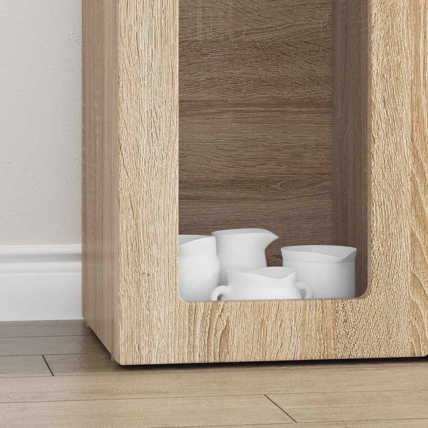 Serviesskap ELST Sonoma eik 59 x 35 x 100,5 cm Konstruert tre