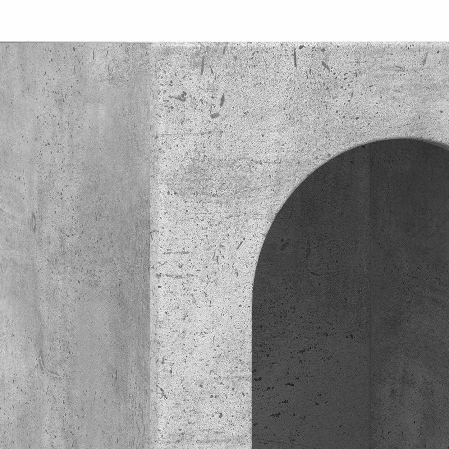 Serviesskap ELST Betonggrå 59 x 35 x 100,5 cm Konstruert tre