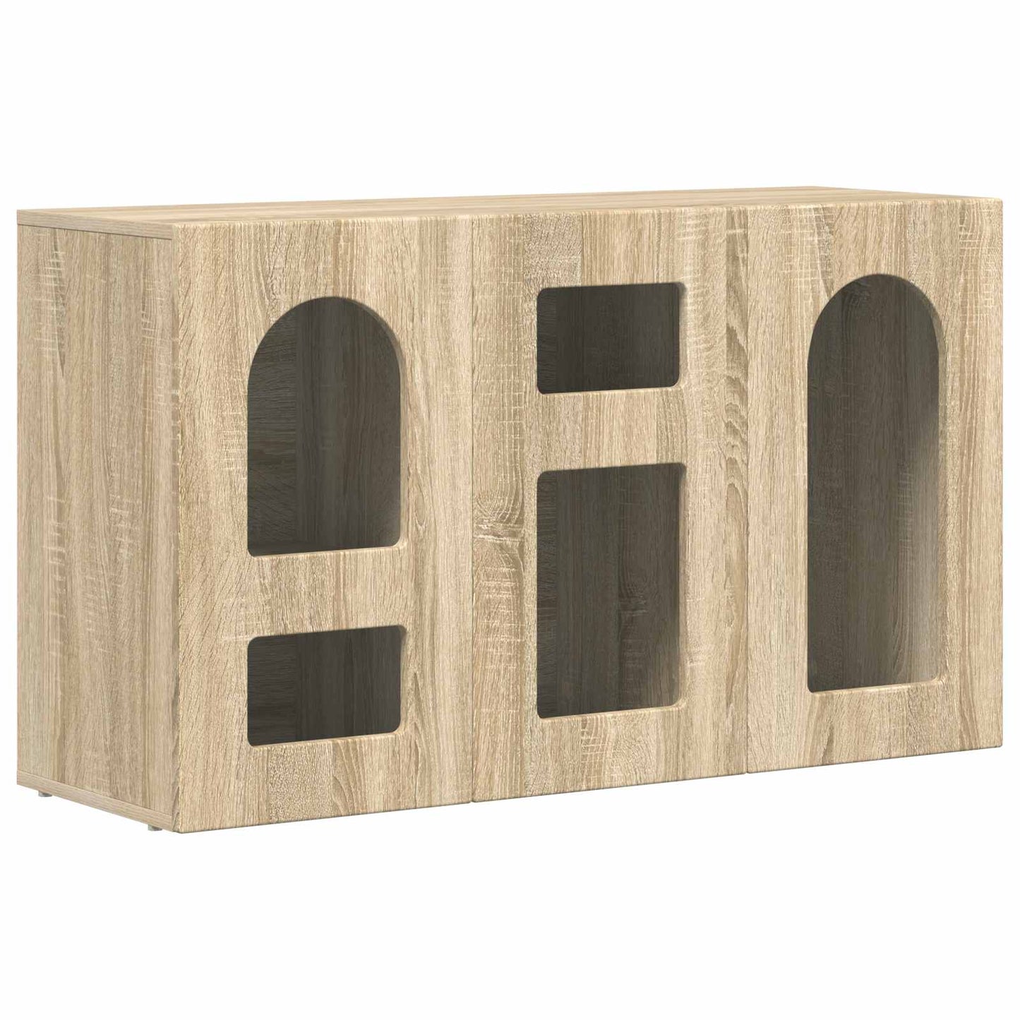 Serviesskap ELST Sonoma eik 100 x 35 x 59 cm Konstruert tre