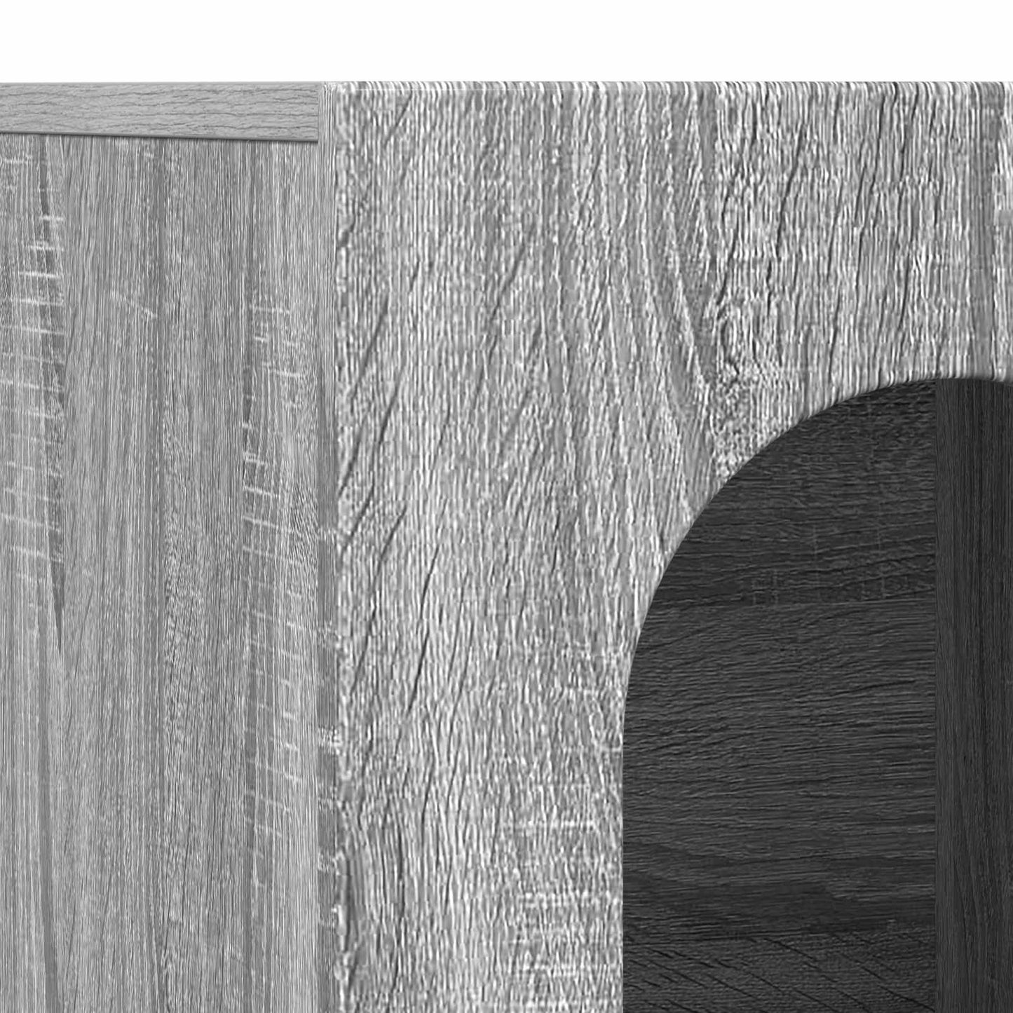 Serviesskap ELST Grå Sonoma 100 x 35 x 59 cm Konstruert tre