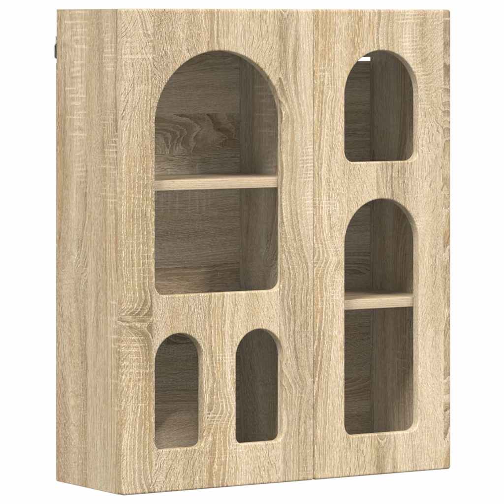 Hengende skap ELST Sonoma eik 59 x 20 x 71,5 cm Konstruert tre