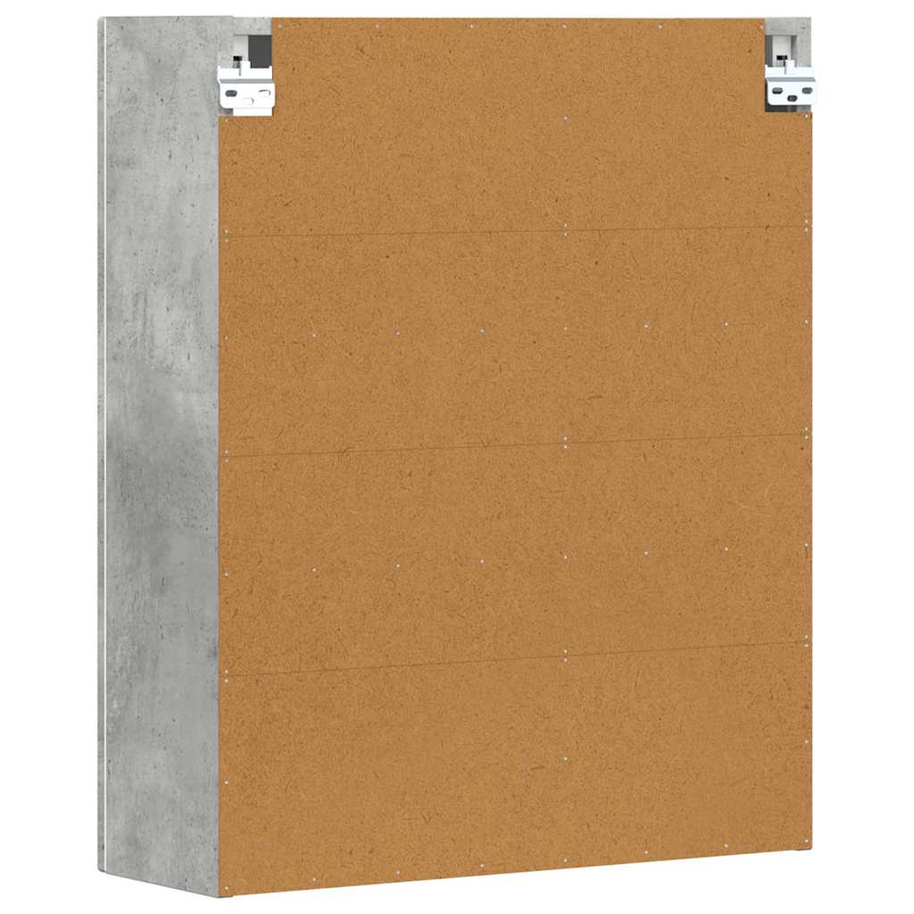 Hengende skap ELST Betonggrå 59 x 20 x 71,5 cm Konstruert tre