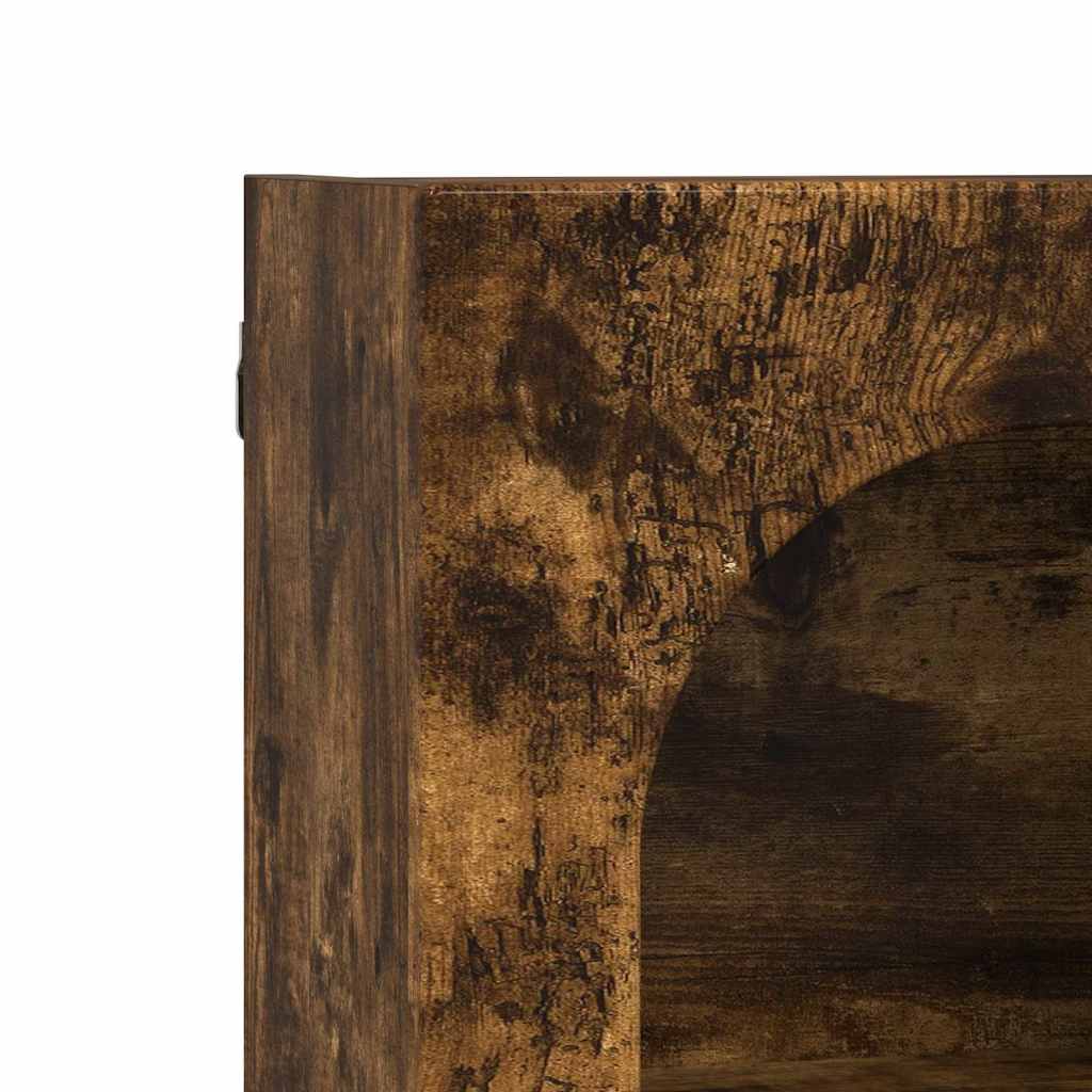Hengende skap ELST Røkt Eik 59 x 20 x 71,5 cm Konstruert tre