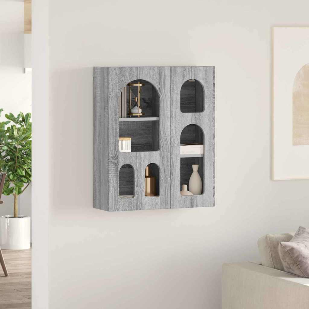 Hengende skap ELST Grå Sonoma 59 x 20 x 71,5 cm Konstruert tre