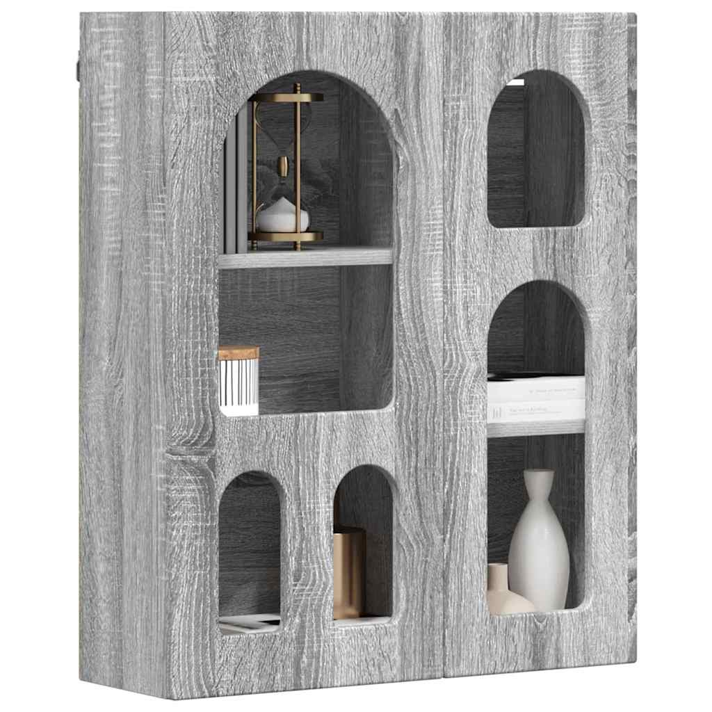 Hengende skap ELST Grå Sonoma 59 x 20 x 71,5 cm Konstruert tre