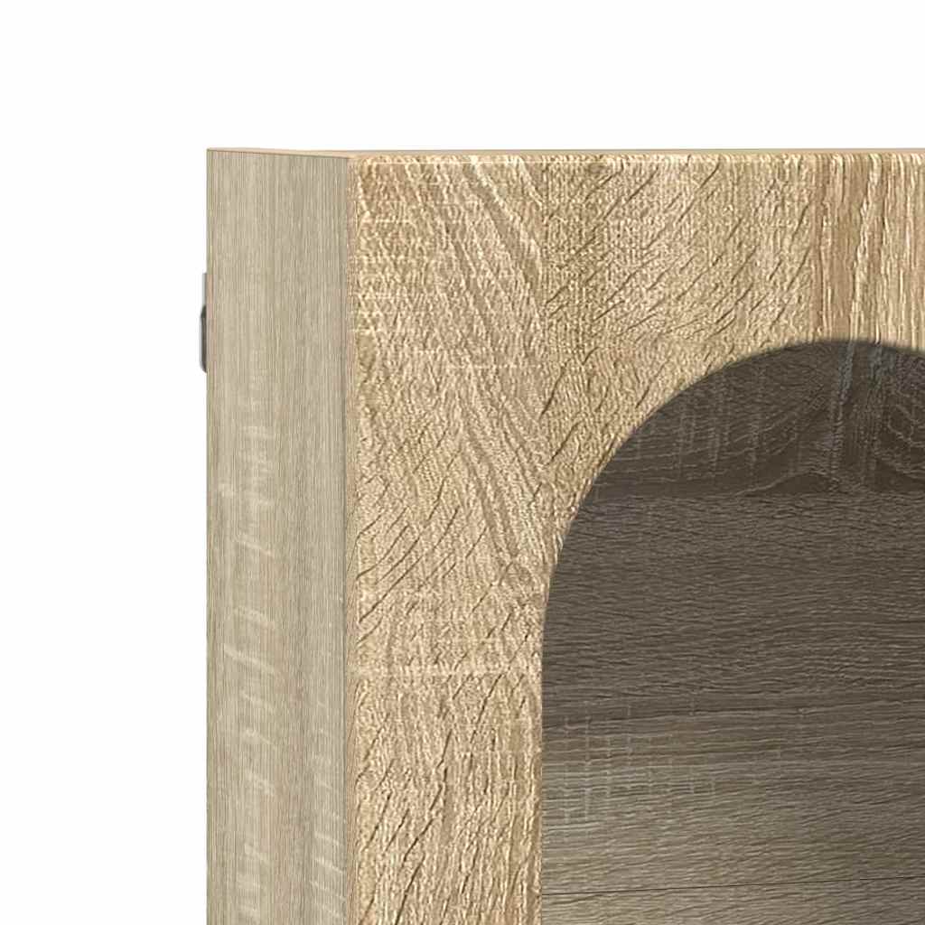 Hengende skap ELST Sonoma eik 59 x 20 x 100 cm Konstruert tre
