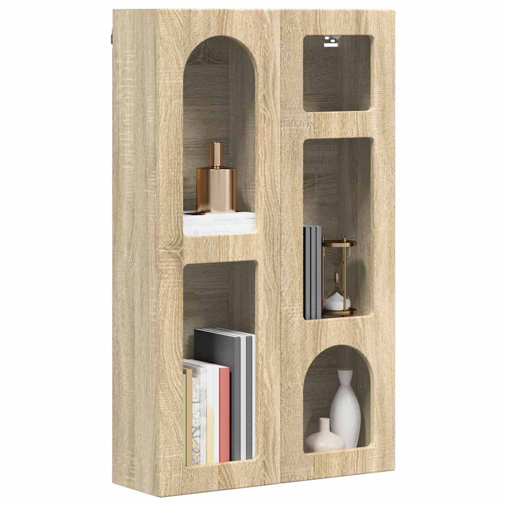 Hengende skap ELST Sonoma eik 59 x 20 x 100 cm Konstruert tre