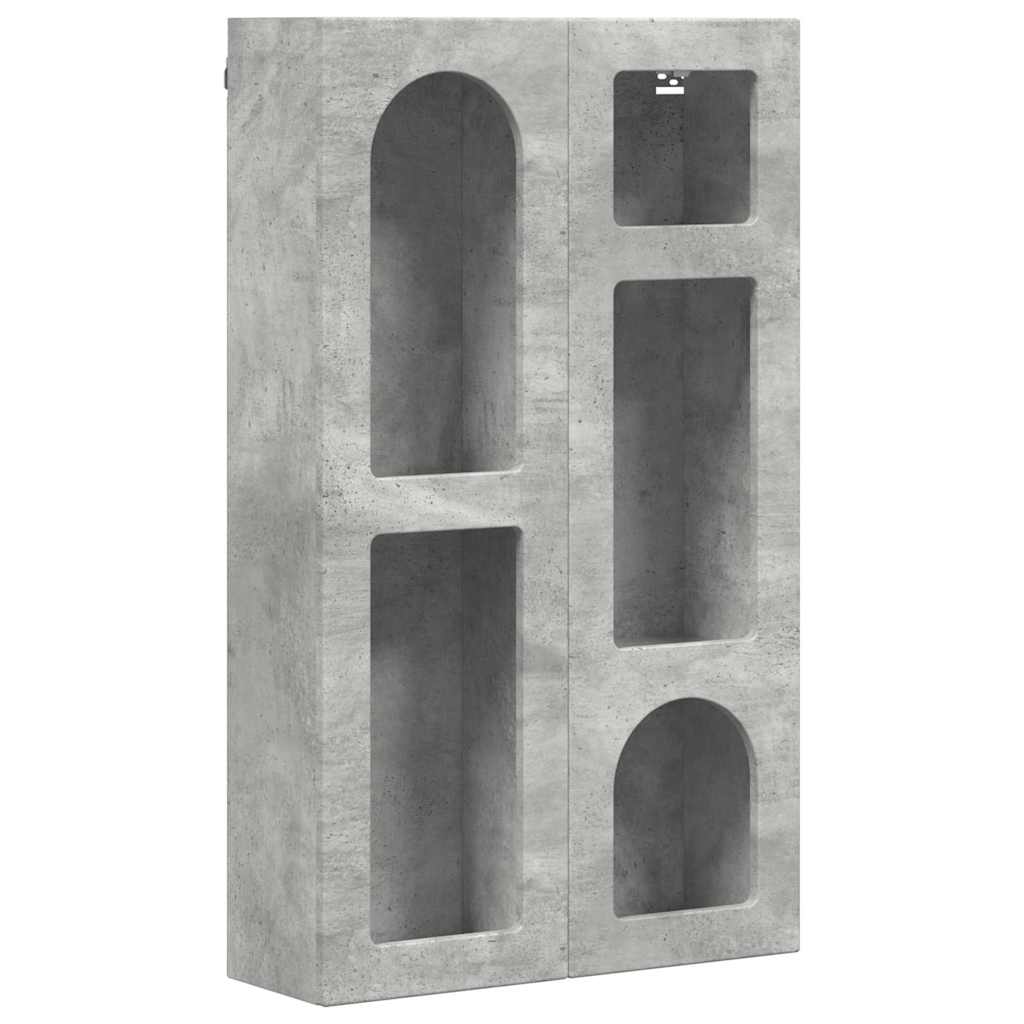 Hengende skap ELST Betonggrå 59 x 20 x 100 cm Konstruert tre