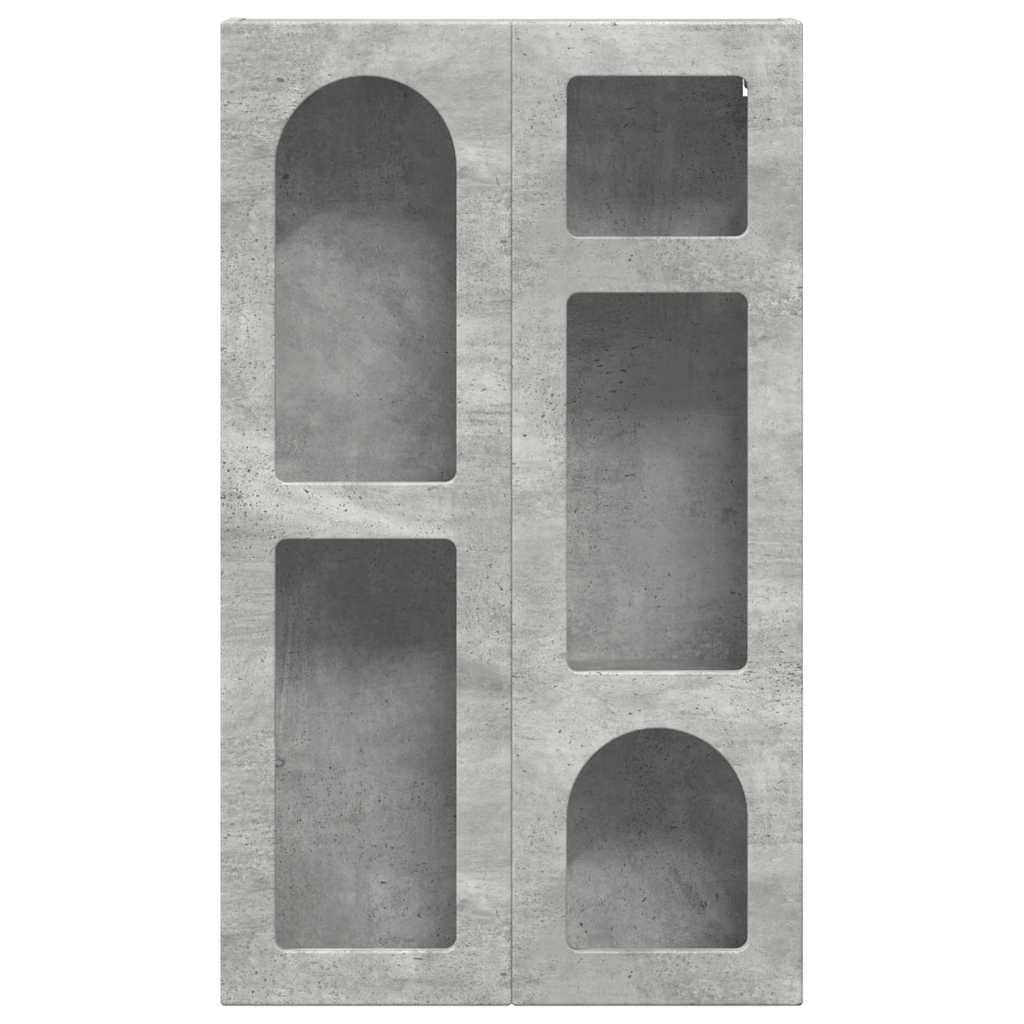 Hengende skap ELST Betonggrå 59 x 20 x 100 cm Konstruert tre