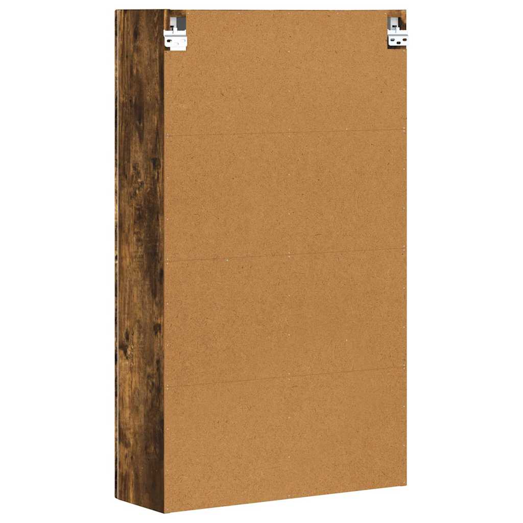 Hengende skap ELST Røkt Eik 59 x 20 x 100 cm Konstruert tre