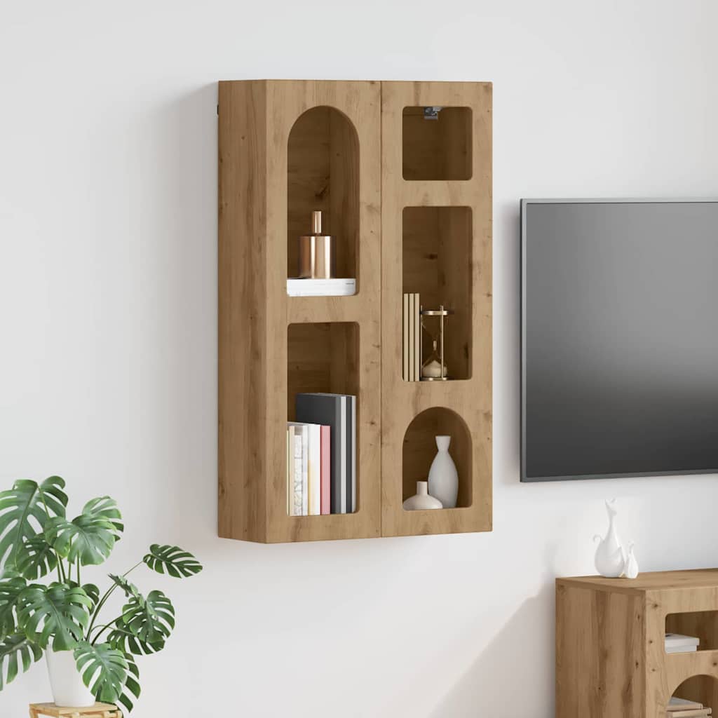 Hengende skap ELST Artisan eik 59 x 20 x 100 cm Konstruert tre
