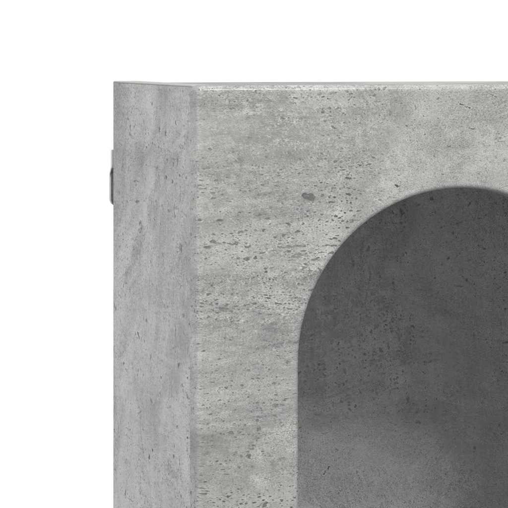 Hengende skap ELST Betonggrå 60 x 20 x 40 cm Konstruert tre