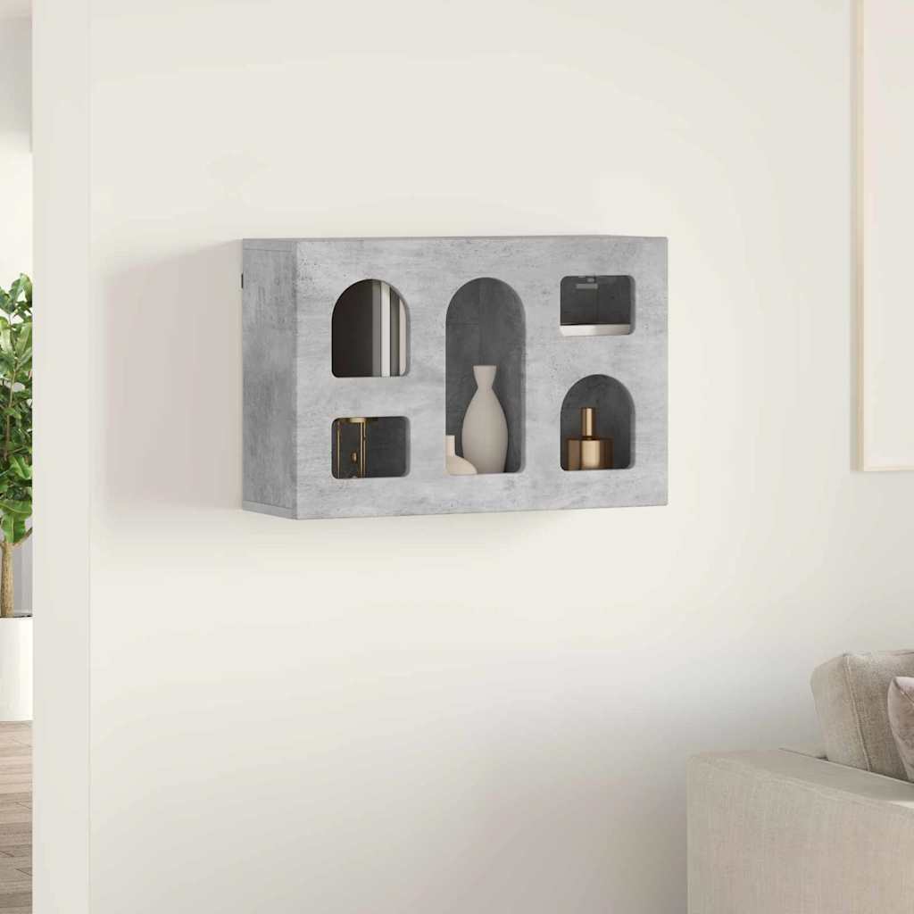 Hengende skap ELST Betonggrå 60 x 20 x 40 cm Konstruert tre