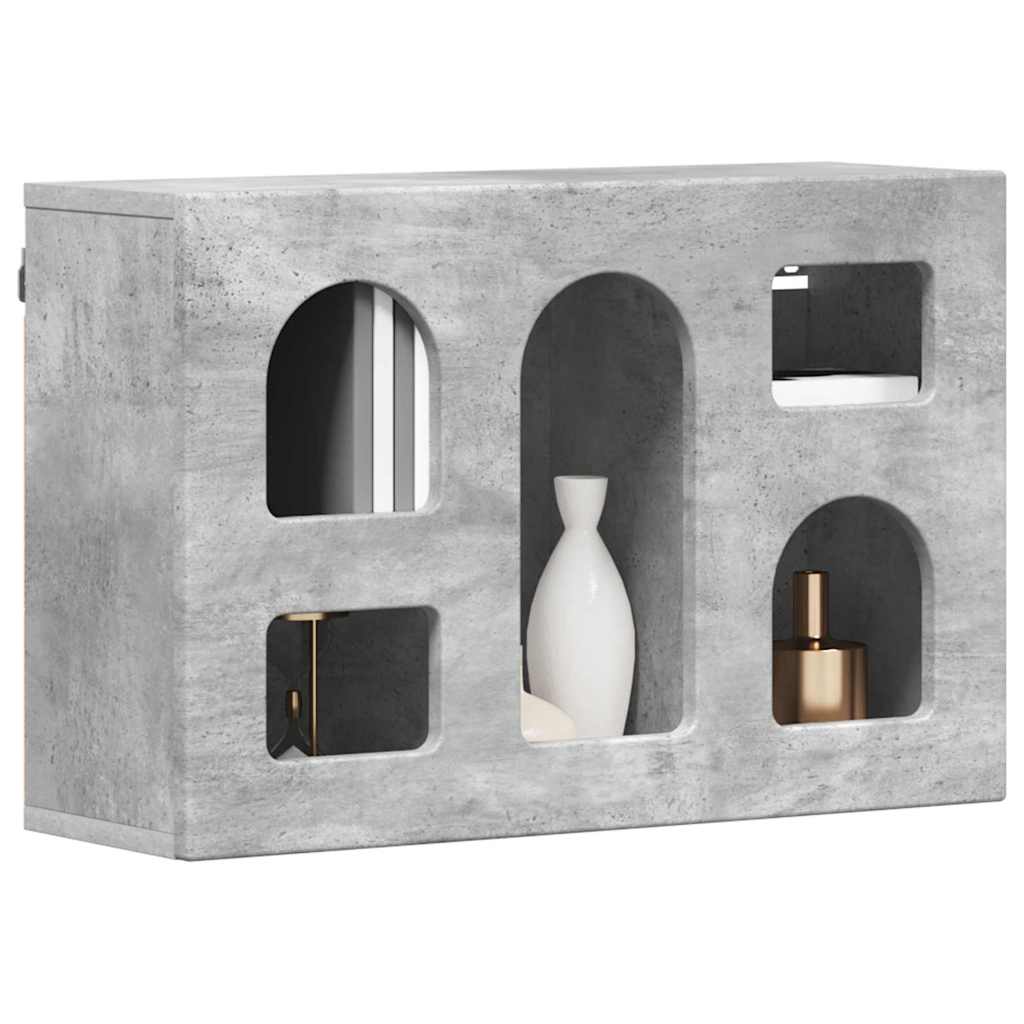 Hengende skap ELST Betonggrå 60 x 20 x 40 cm Konstruert tre