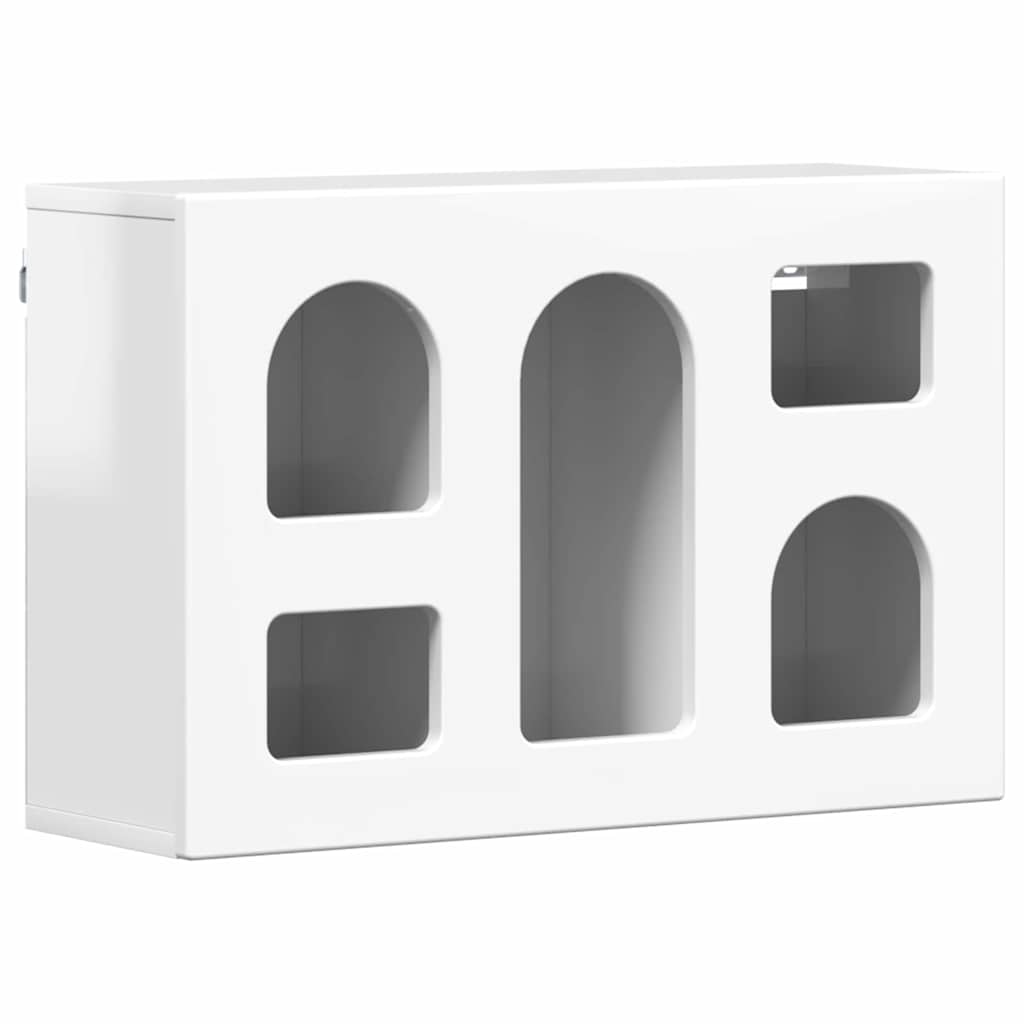 Hengende skap ELST Høgglans hvit 60 x 20 x 40 cm Konstruert tre