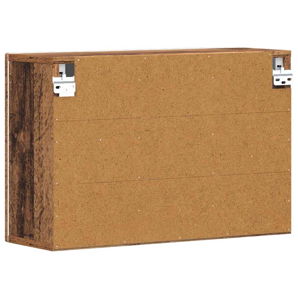 Hengende skap ELST Gammelt tre 60 x 20 x 40 cm Konstruert tre