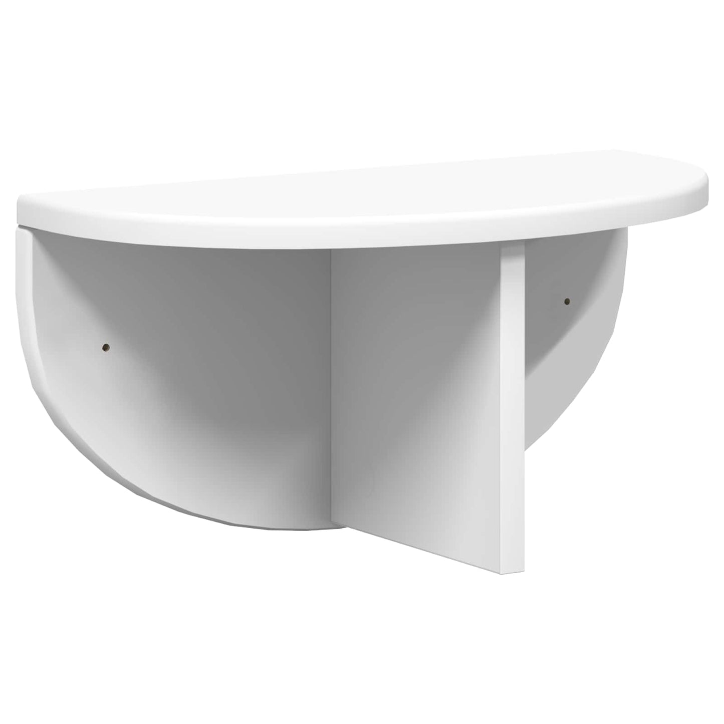Vegghylle Veggmontert Hvit 38 x 19 x 19 cm Konstruert tre