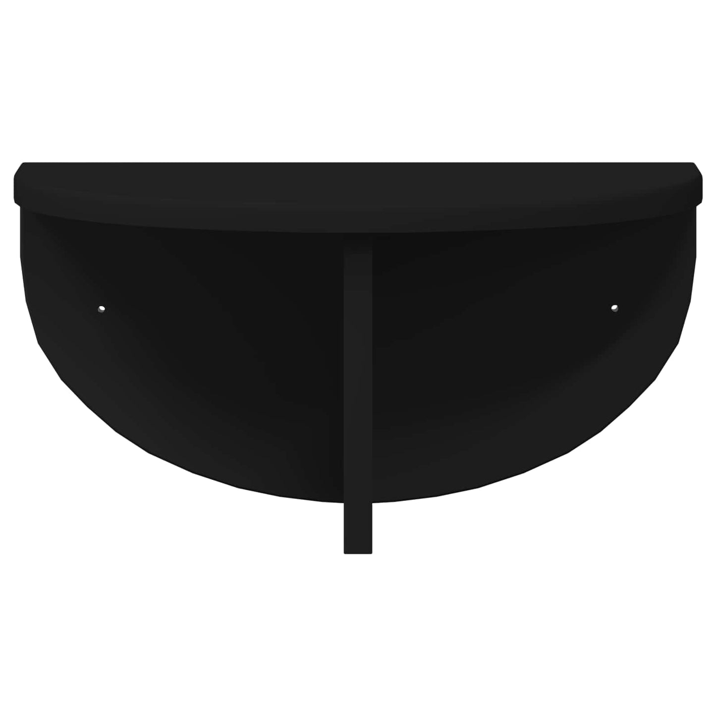 Vegghylle Veggmontert Svart 38 x 19 x 19 cm Konstruert tre