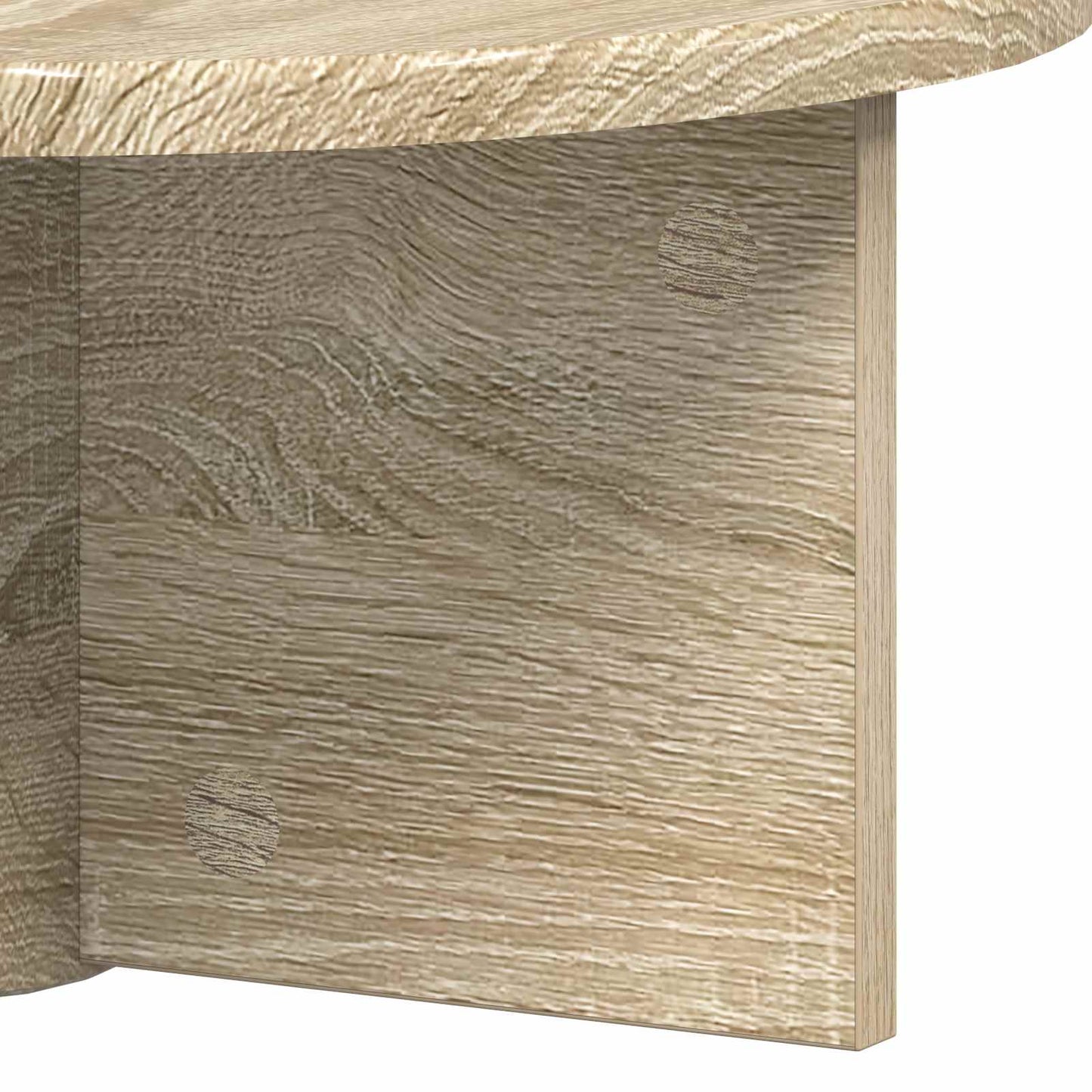Vegghylle Veggmontert Sonoma eik 38 x 19 x 19 cm Konstruert tre