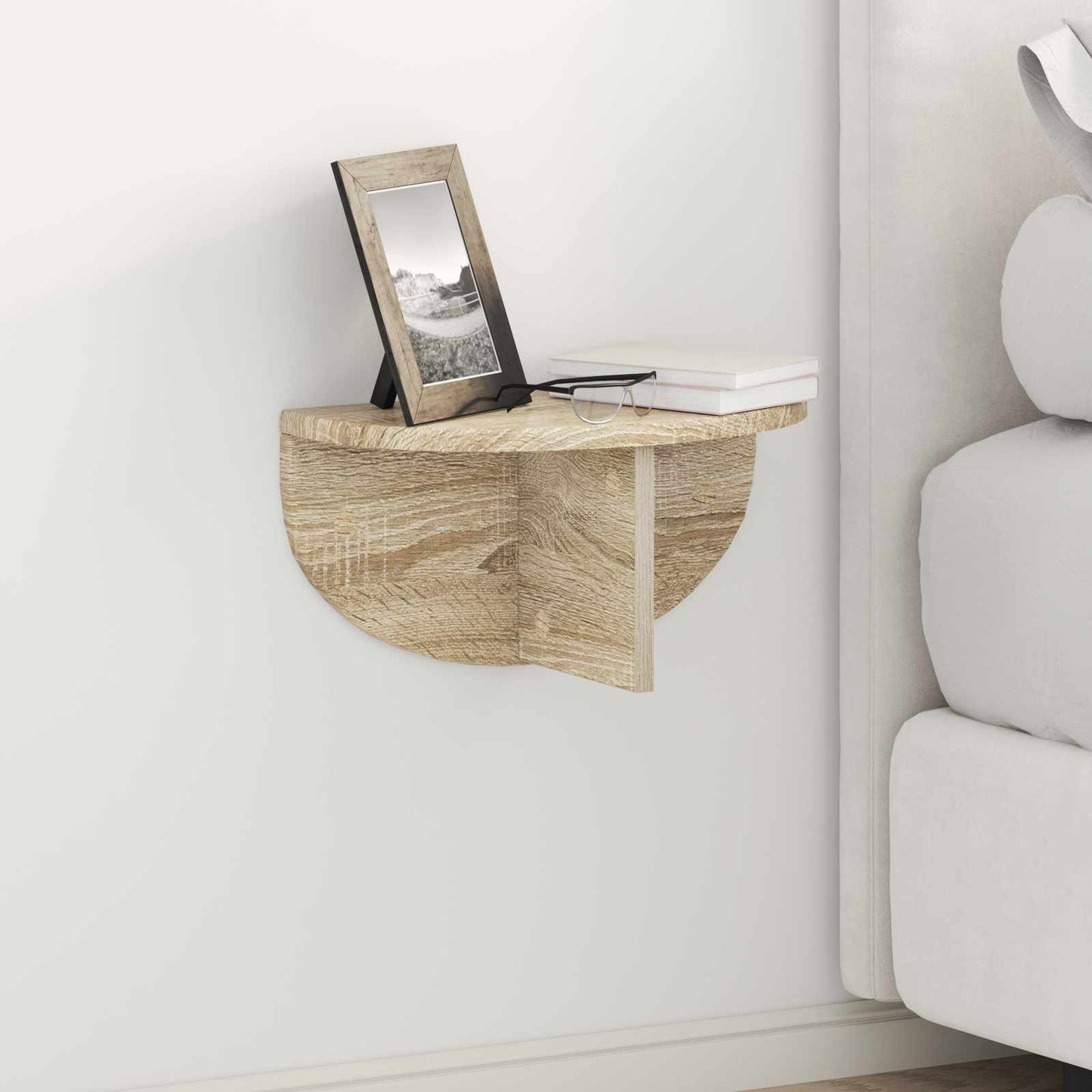 Vegghylle Veggmontert Sonoma eik 38 x 19 x 19 cm Konstruert tre