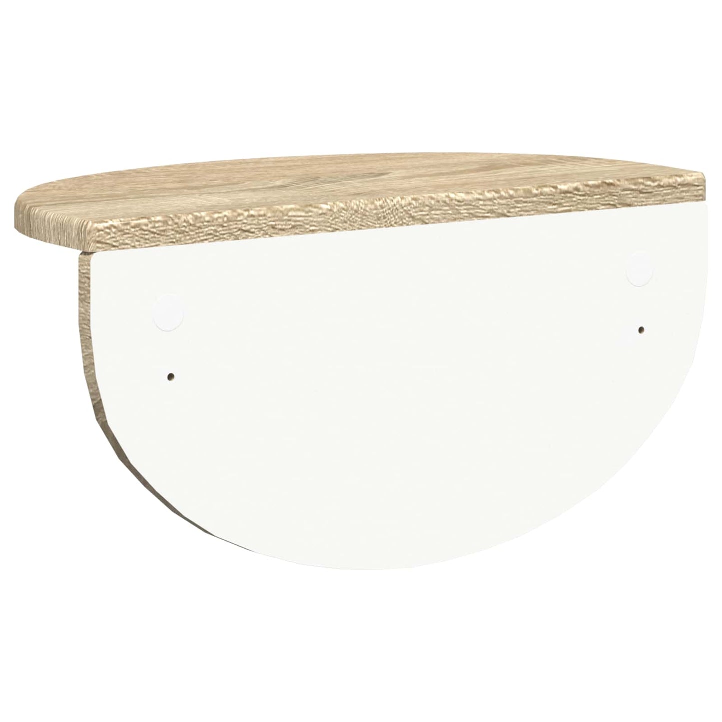 Vegghylle 2 pcs Sonoma eik 38 x 19 x 19 cm Konstruert tre