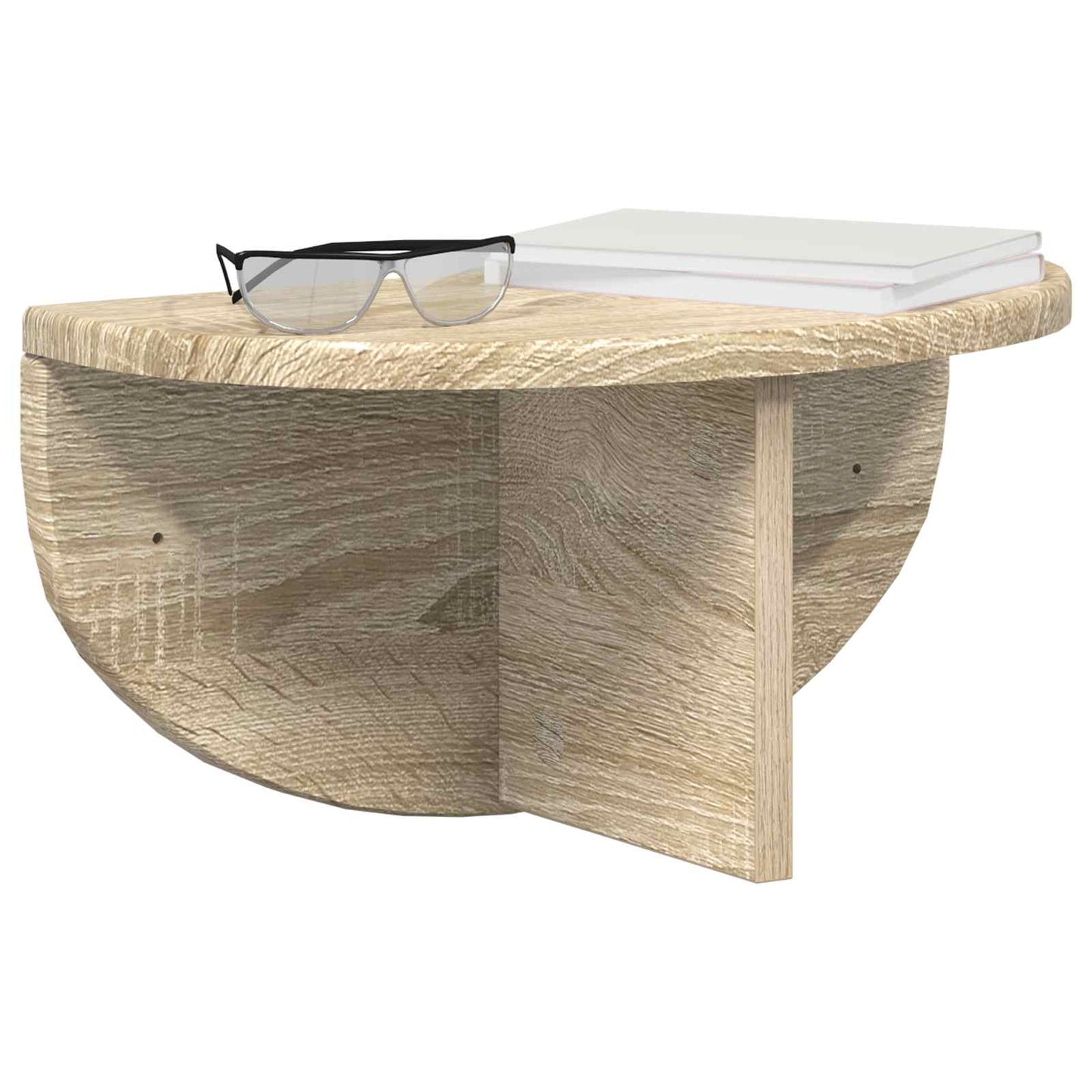 Vegghylle 2 pcs Sonoma eik 38 x 19 x 19 cm Konstruert tre