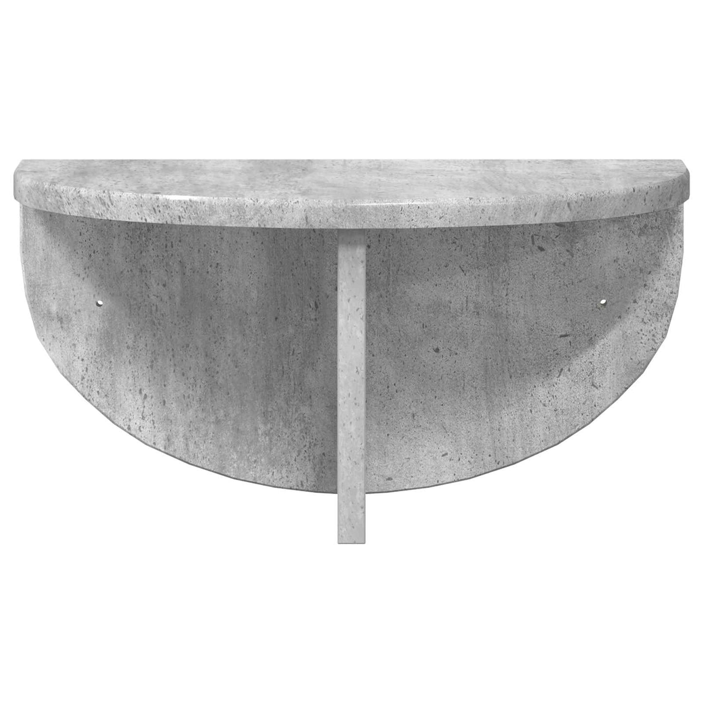 Vegghylle 2 pcs Betonggrå 38 x 19 x 19 cm Konstruert tre