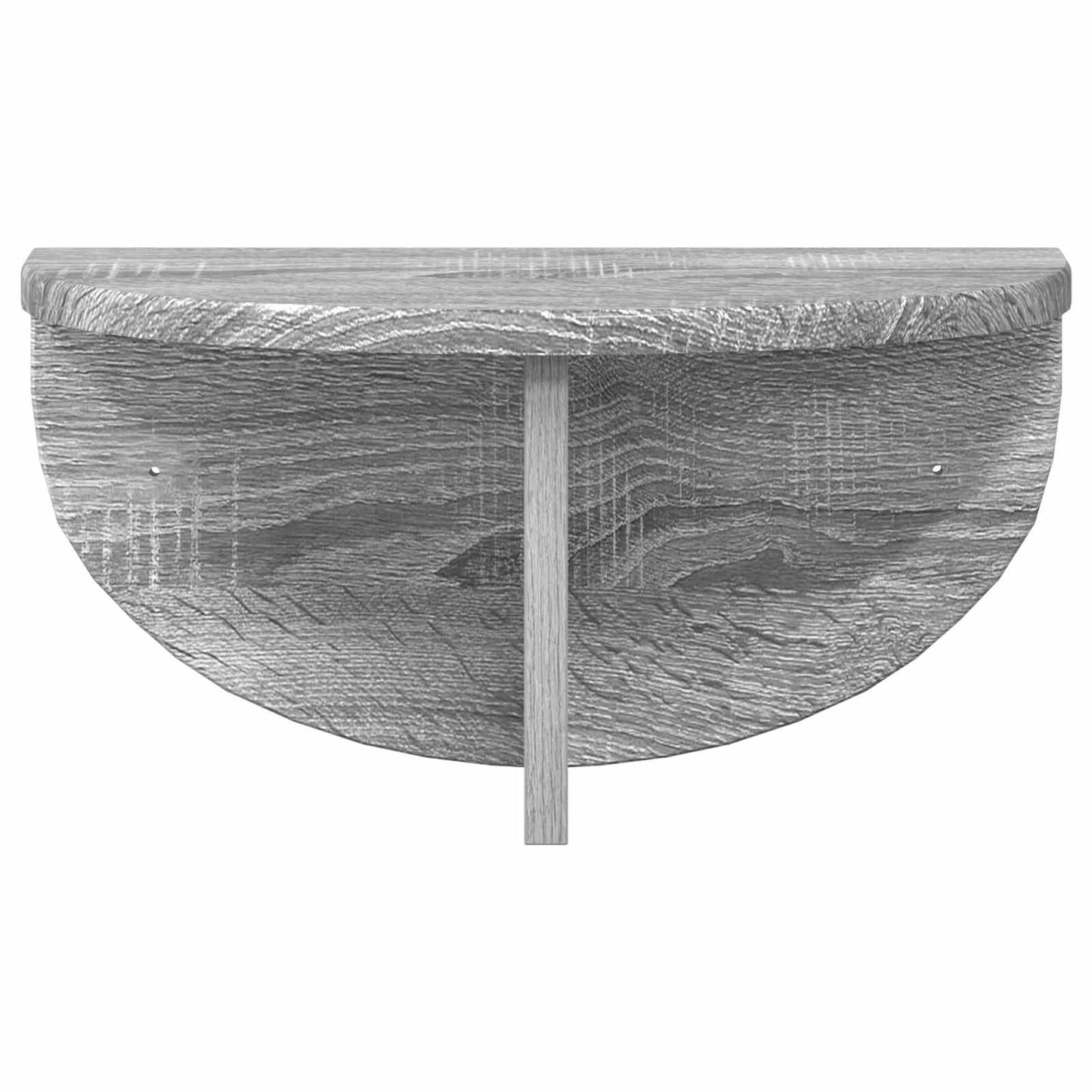 Vegghylle 2 pcs Grå Sonoma 38 x 19 x 19 cm Konstruert tre