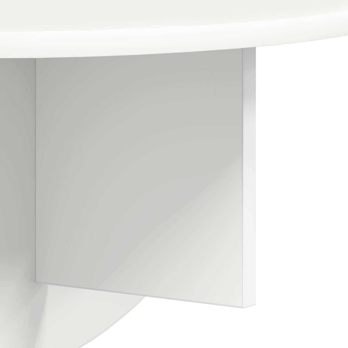 Vegghylle Veggmontert Hvit 48 x 24 x 24 cm Konstruert tre