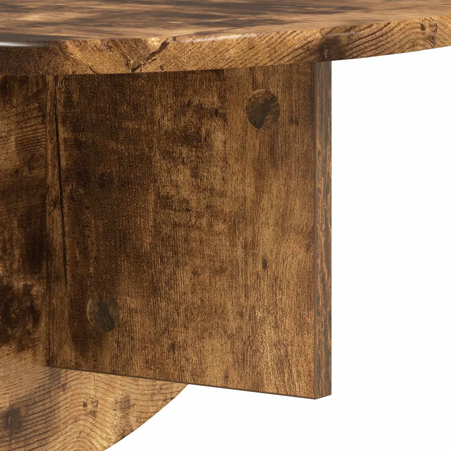 Vegghylle Veggmontert Røkt eik 48 x 24 x 24 cm Konstruert tre