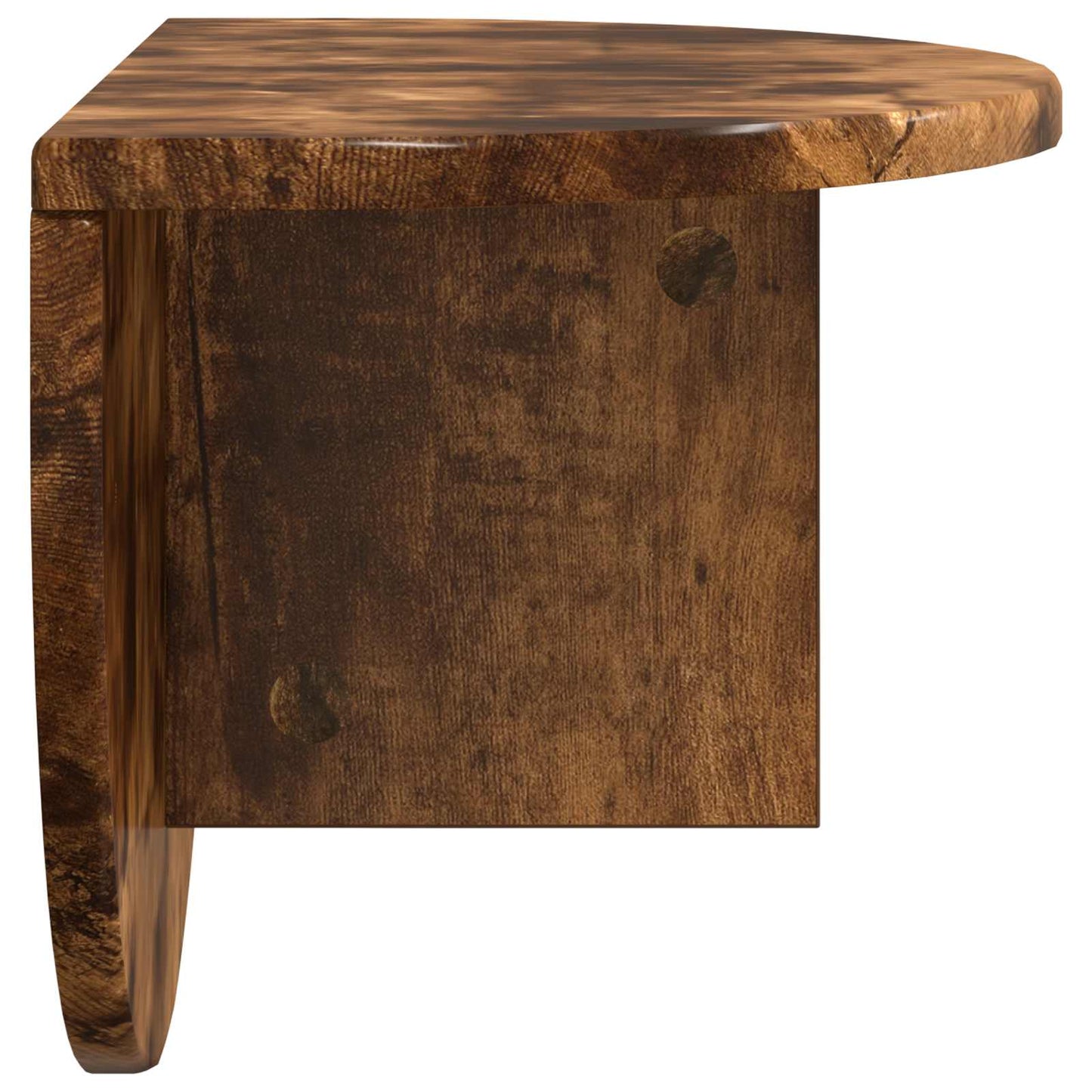 Vegghylle Veggmontert Røkt eik 48 x 24 x 24 cm Konstruert tre