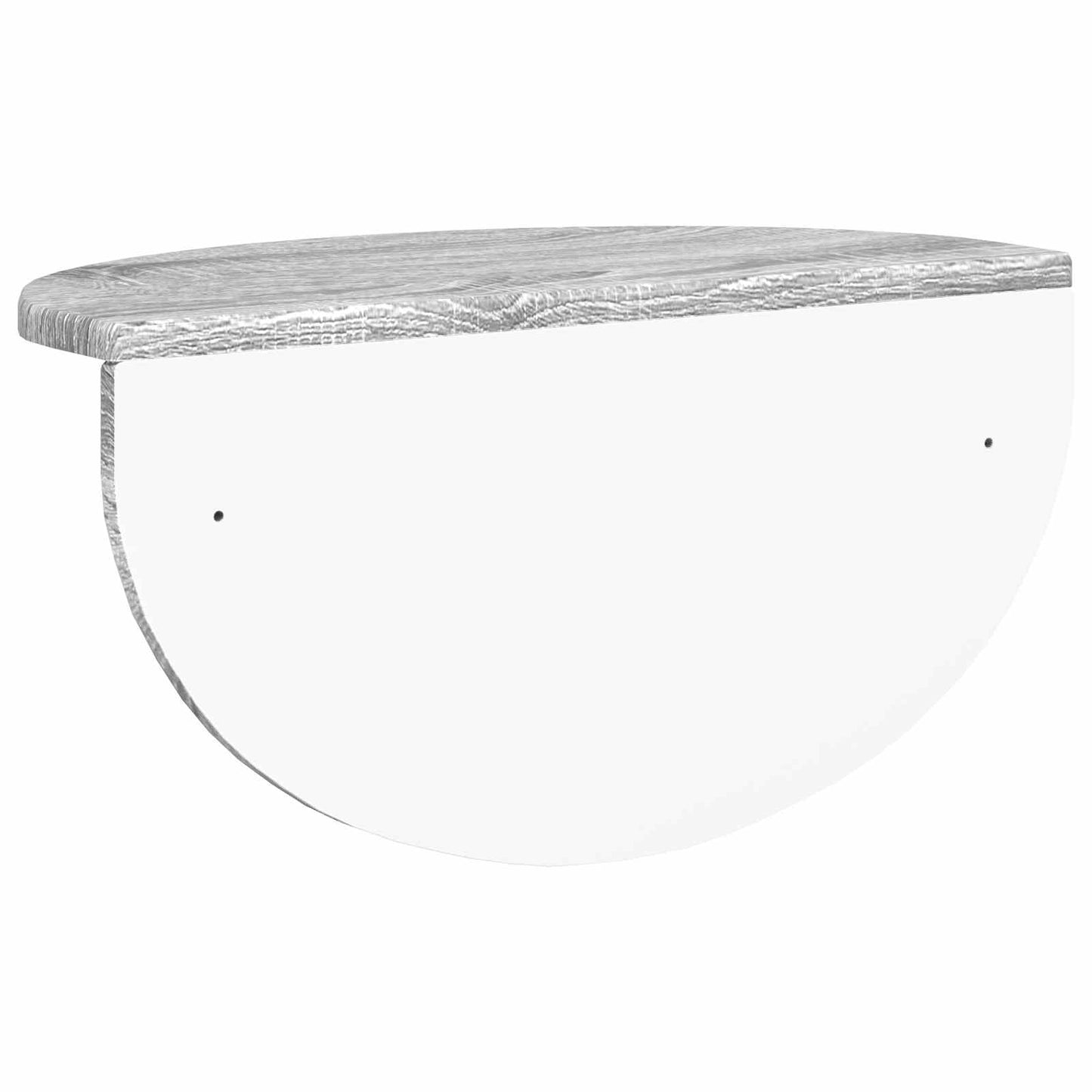 Vegghylle 2 pcs Grå Sonoma 48 x 24 x 24 cm Konstruert tre