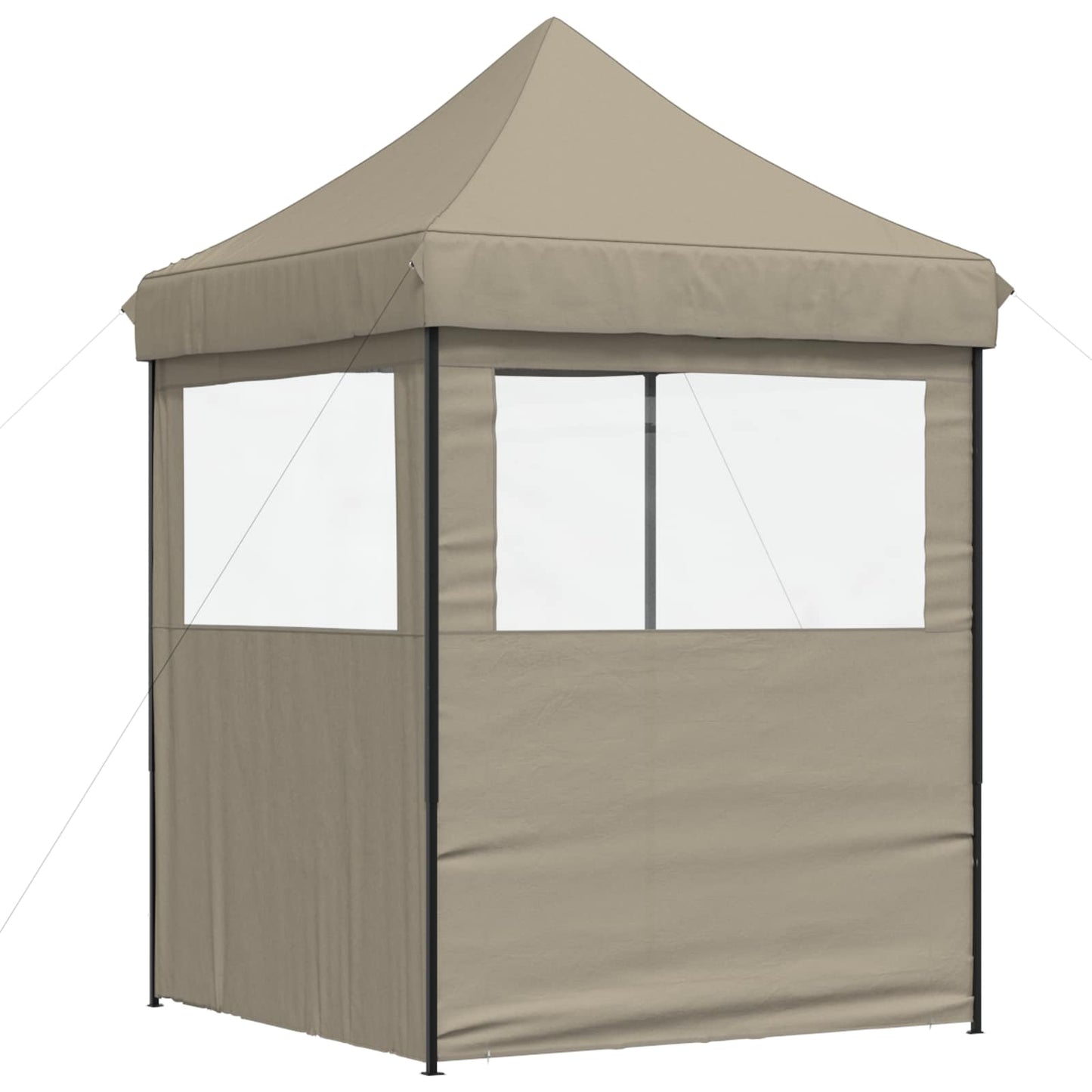 Partytelt Gråbrun 200 x 200 x 306 cm Oxford Stoff vidaXL
