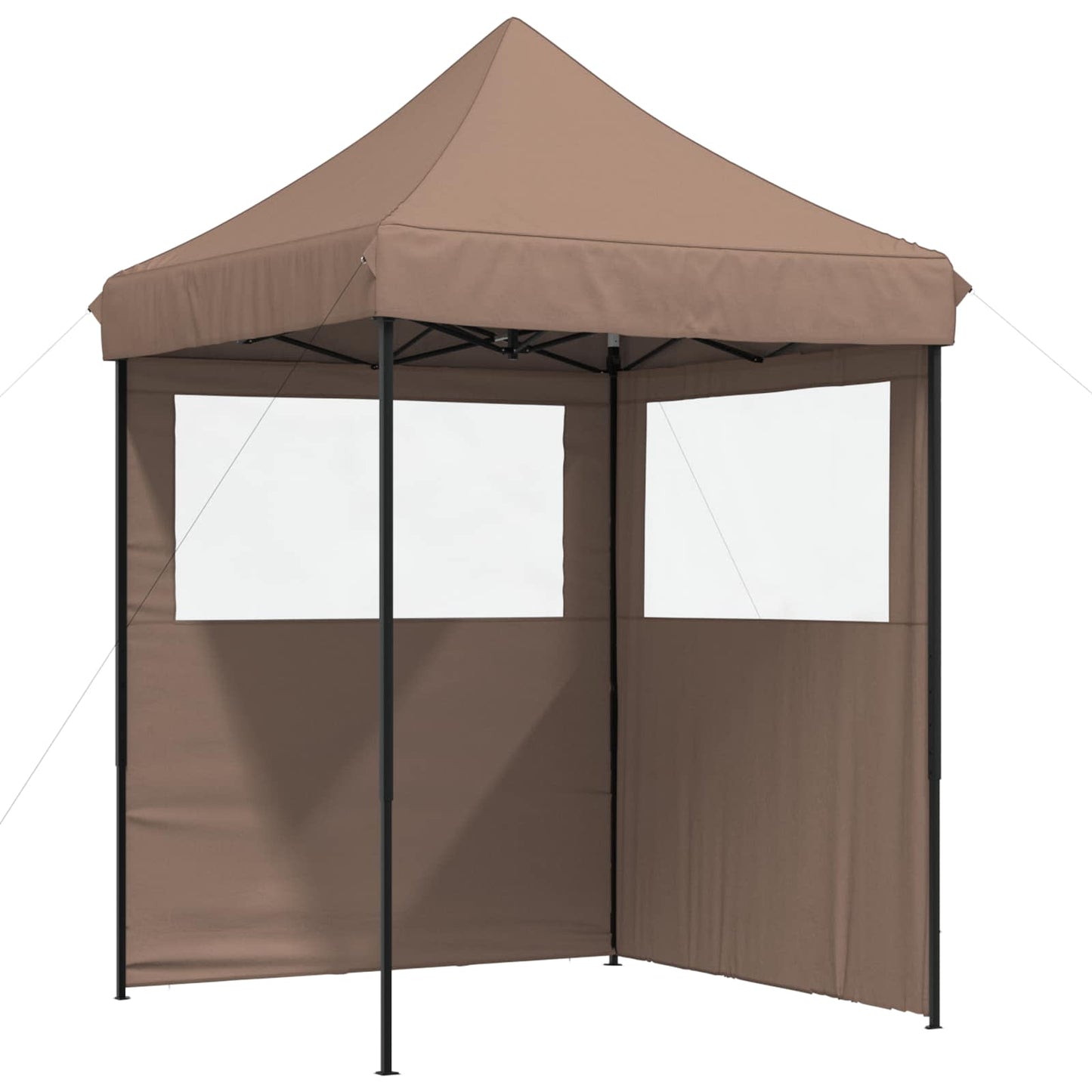 Partytelt Brun 200 x 200 x 306 cm Oxford Stoff vidaXL