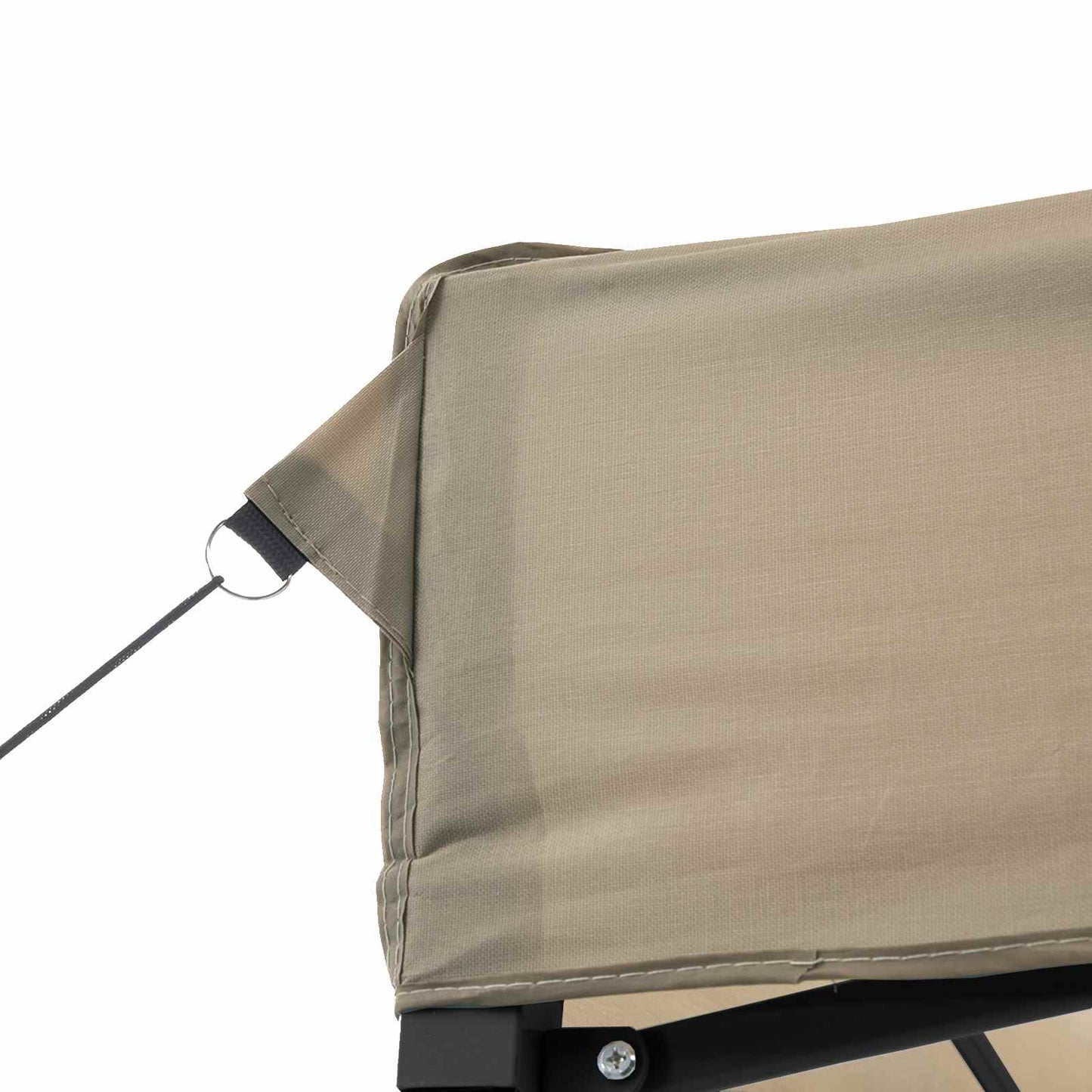 Partytelt Gråbrun 200 x 200 x 306 cm Oxford Stoff vidaXL
