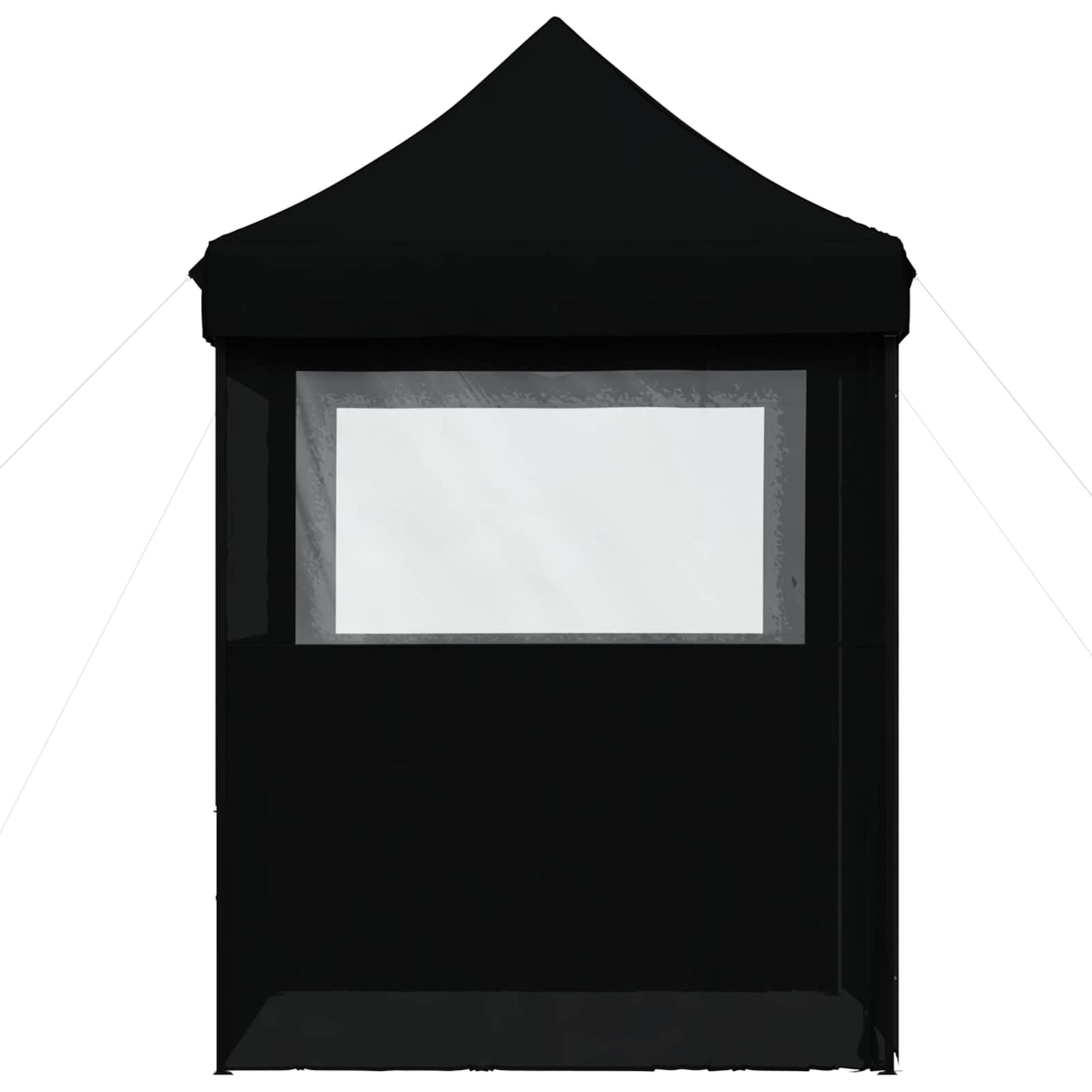 Partytelt Svart 200 x 200 x 306 cm Oxford Stoff vidaXL