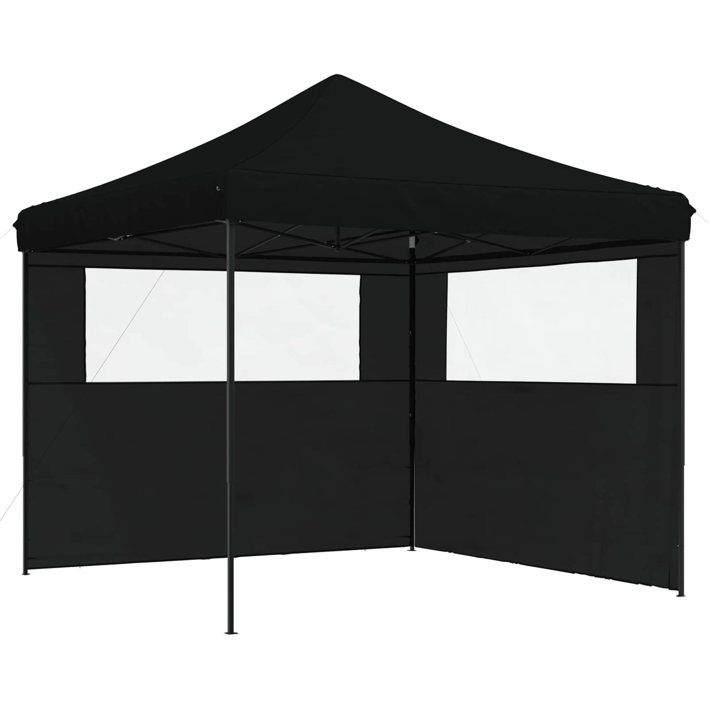 Partytelt Svart 292 x 292 x 315 cm Oxford Stoff