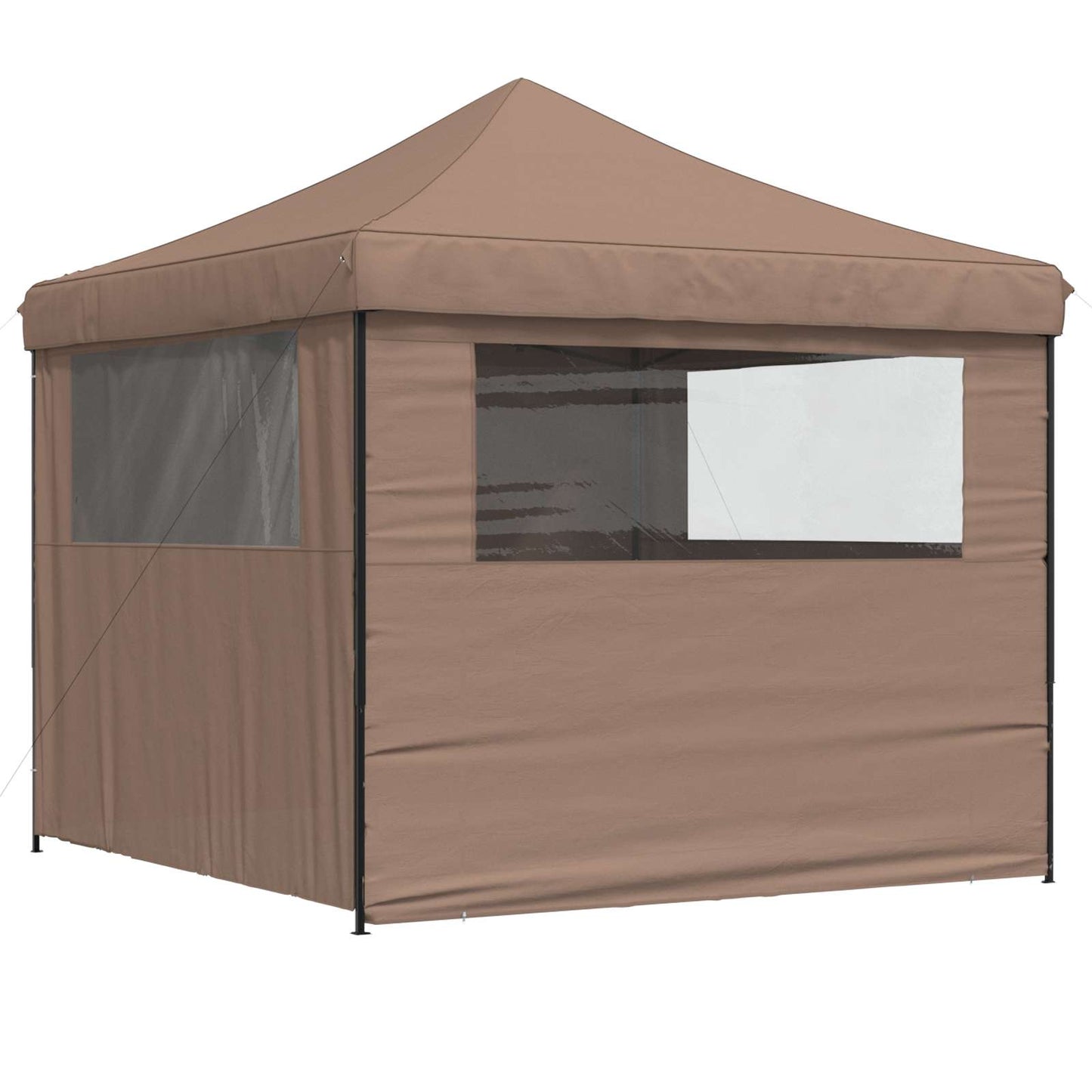 Partytelt Brun 292 x 292 x 315 cm Oxford Stoff vidaXL