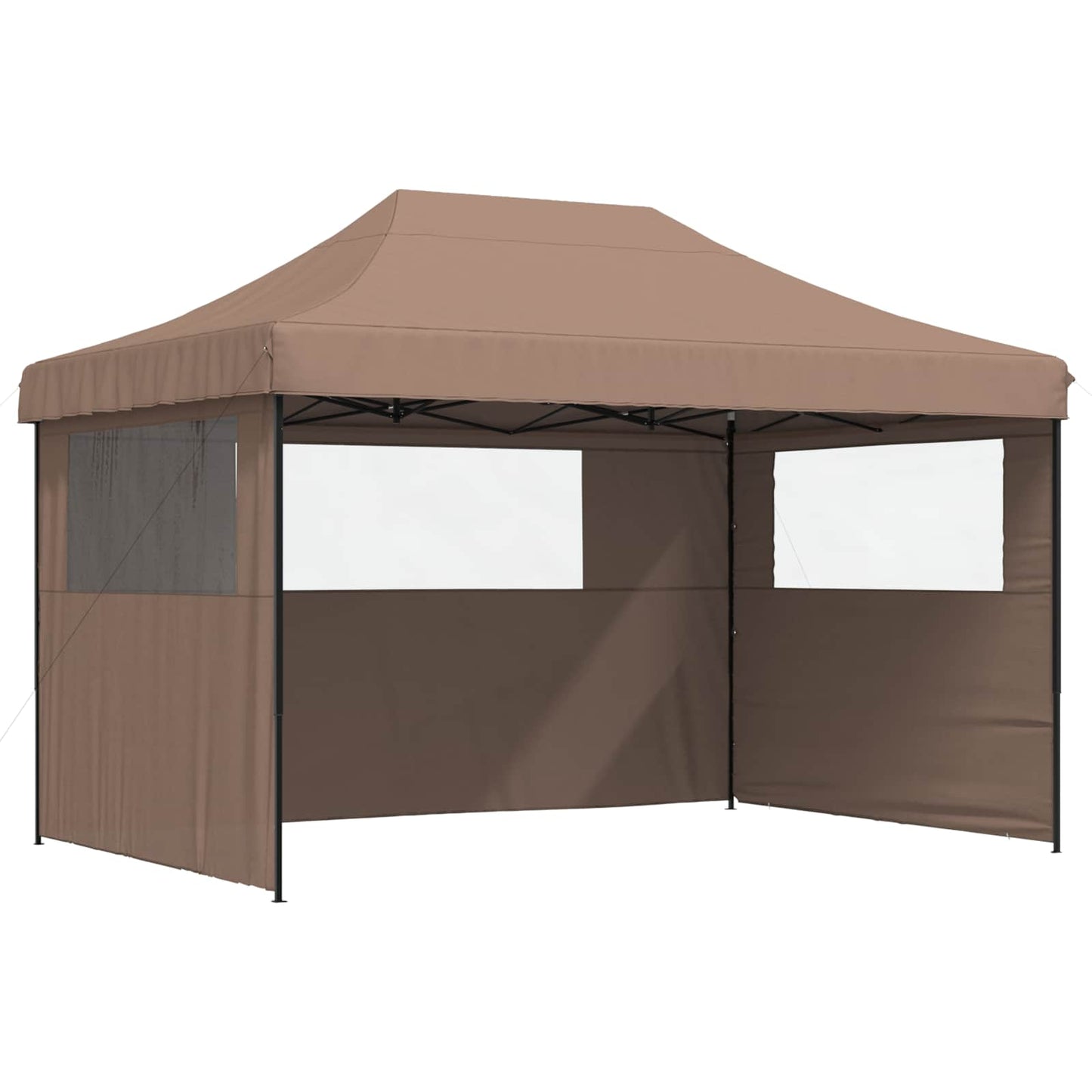 Partytelt Brun 279 x 410 x 315 cm Oxford Stoff vidaXL