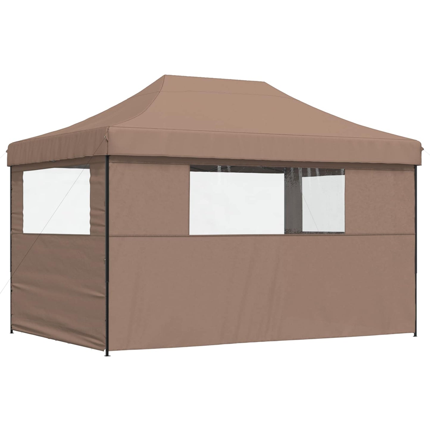 Partytelt Brun 279 x 410 x 315 cm Oxford Stoff vidaXL