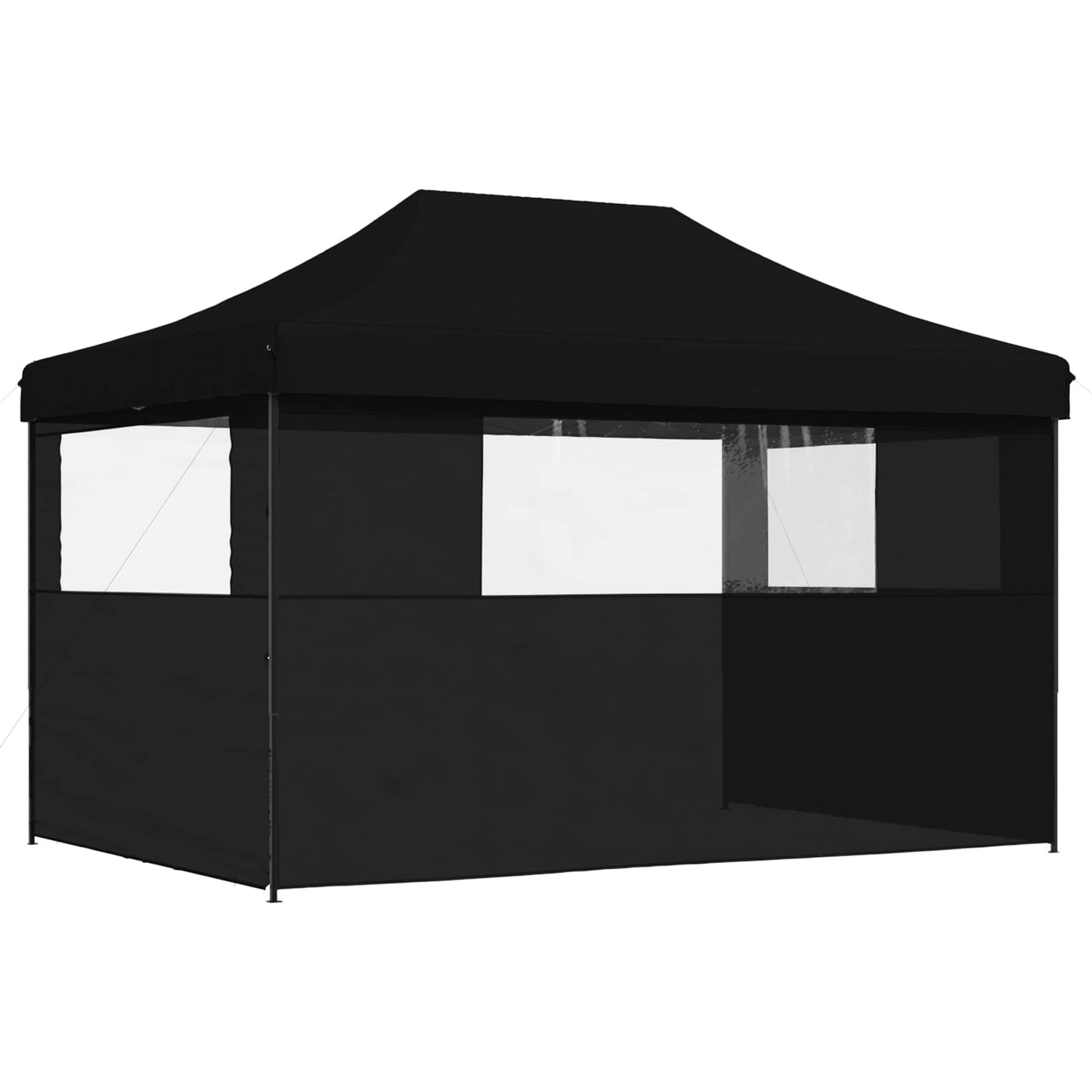 Partytelt Svart 279 x 410 x 315 cm Oxford Stoff vidaXL