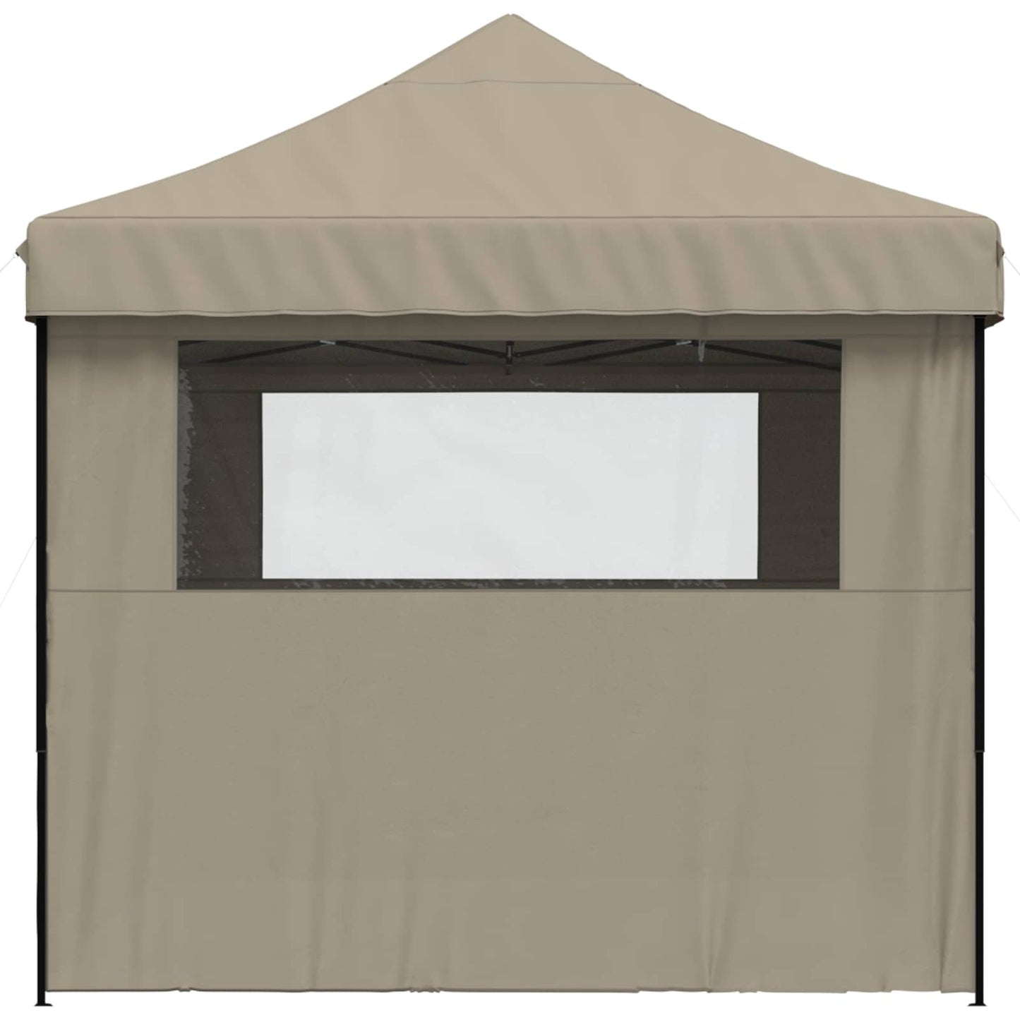 Partytelt Gråbrun 279 x 410 x 315 cm Oxford Stoff vidaXL