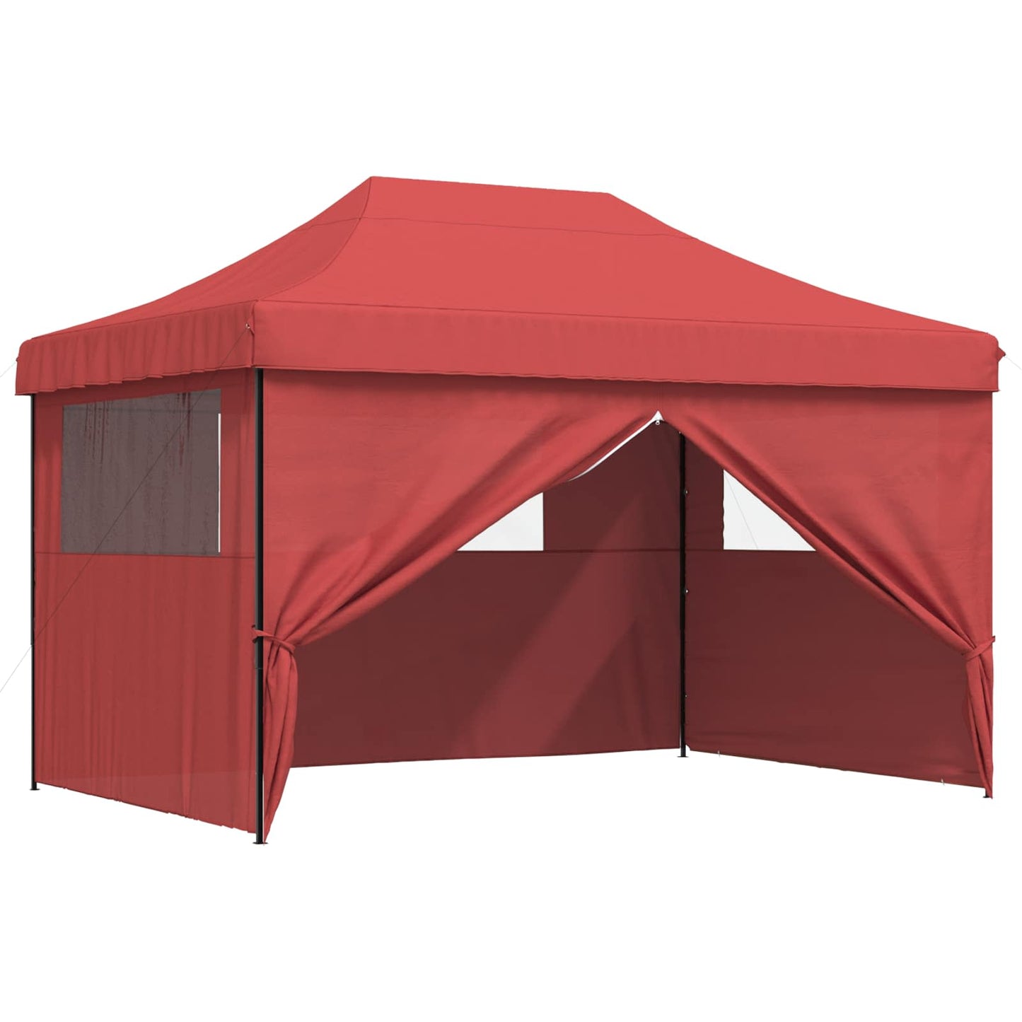 Partytelt Burgunder 279 x 410 x 315 cm Oxford Stoff vidaXL