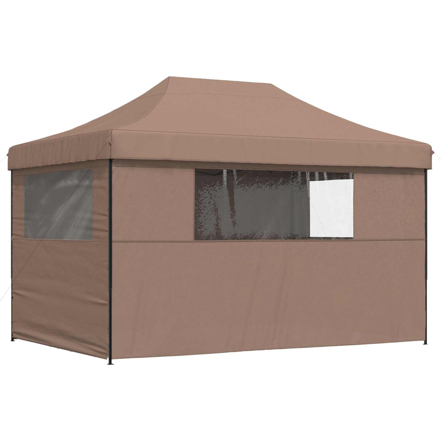 Partytelt Brun 279 x 410 x 315 cm Oxford Stoff vidaXL