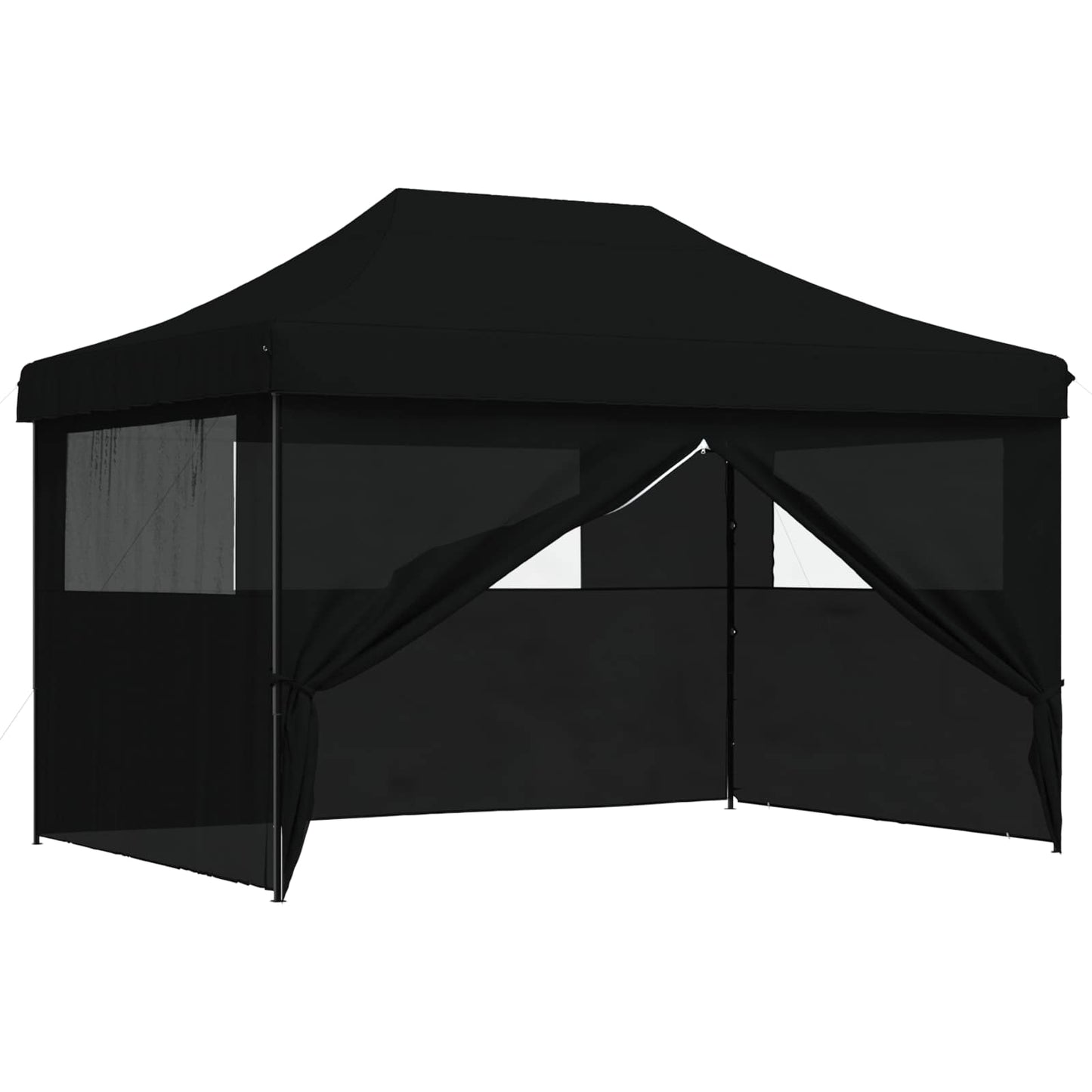 Partytelt Svart 279 x 410 x 315 cm Oxford Stoff vidaXL