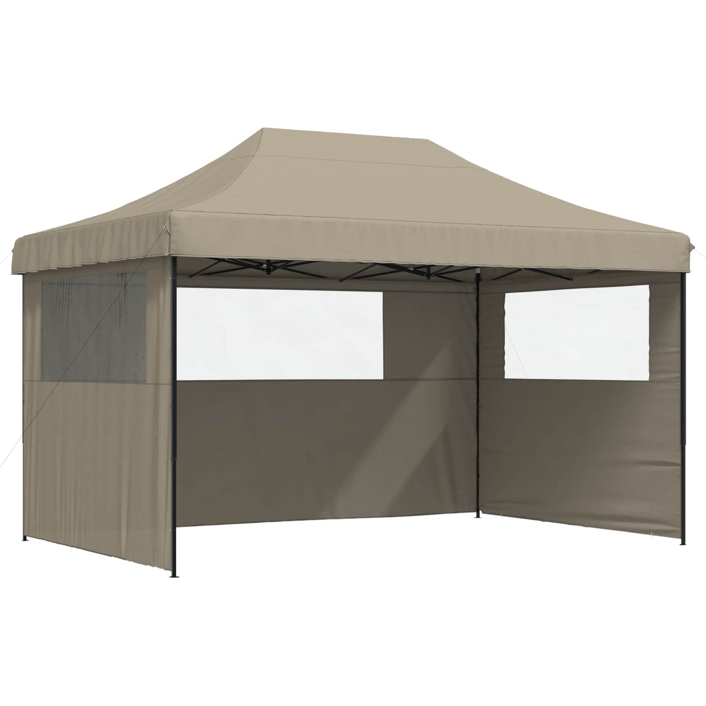 Partytelt Gråbrun 292 x 440 x 315 cm Oxford Stoff vidaXL