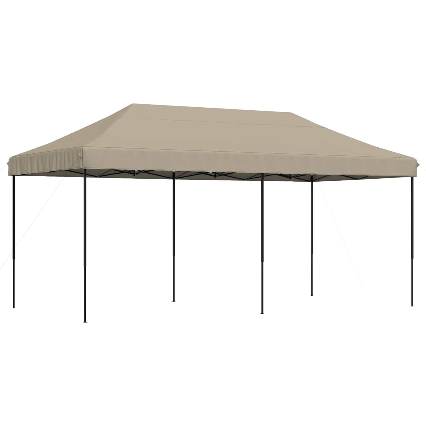 Partytelt Gråbrun 292 x 580 x 315 cm Oxford Stoff vidaXL