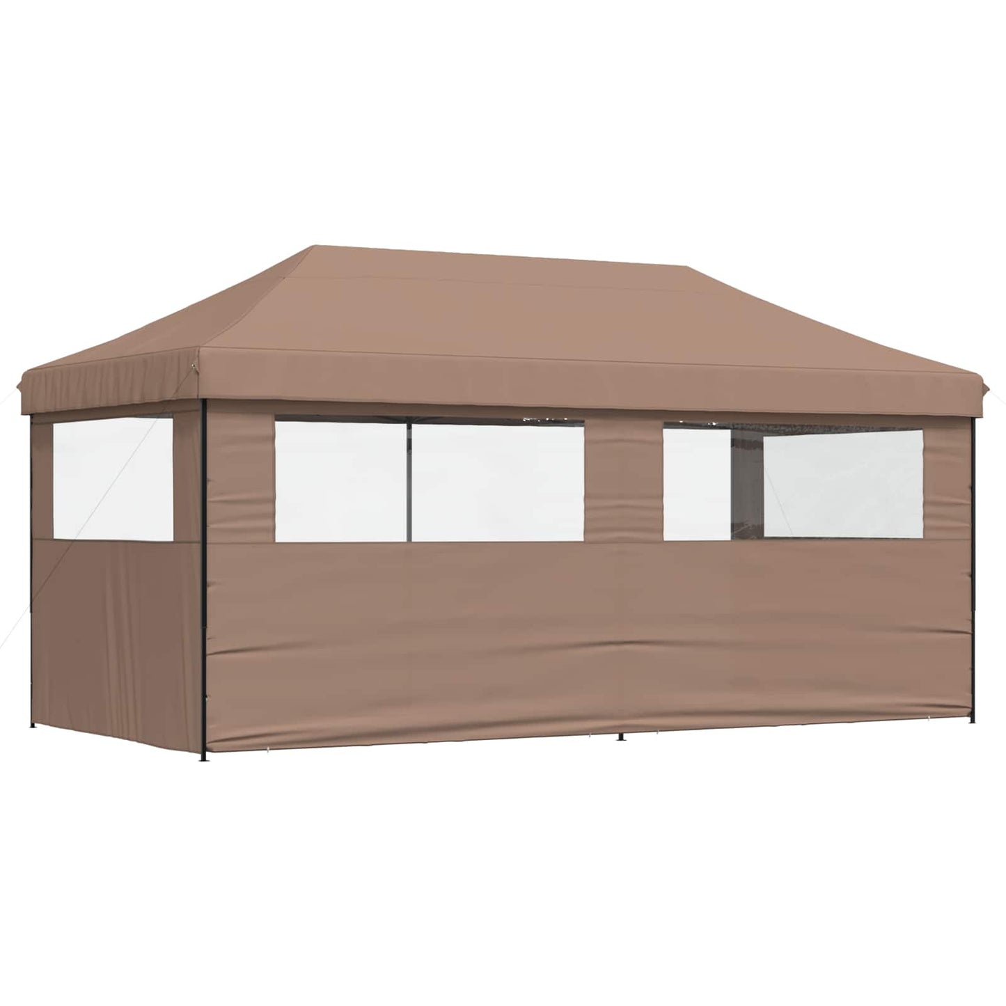 Partytelt Brun 292 x 580 x 315 cm Oxford Stoff vidaXL