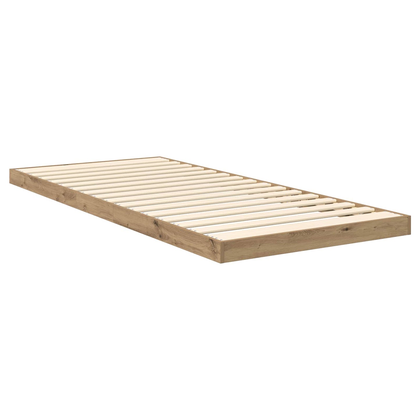 Gulvbedramme Artisan Eik 80 x 200 cm Konstruert tre