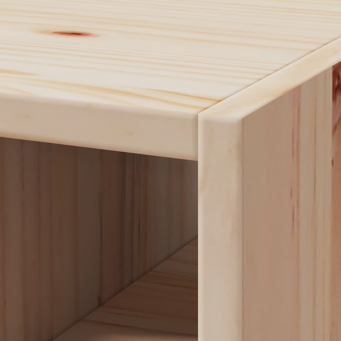 Vinhylle 2 pcs Naturlig 56 x 25 x 56 cm Massiv furu
